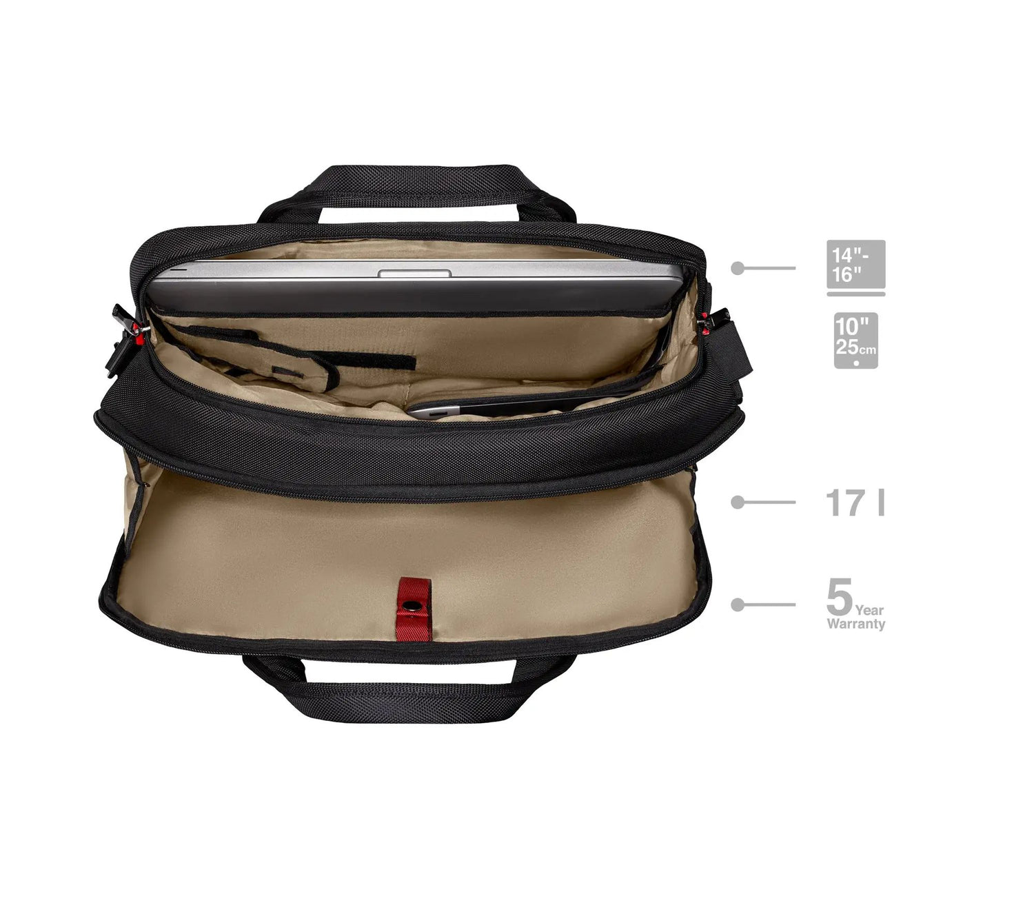 WENGER COSMIC Maletín 14"–16"