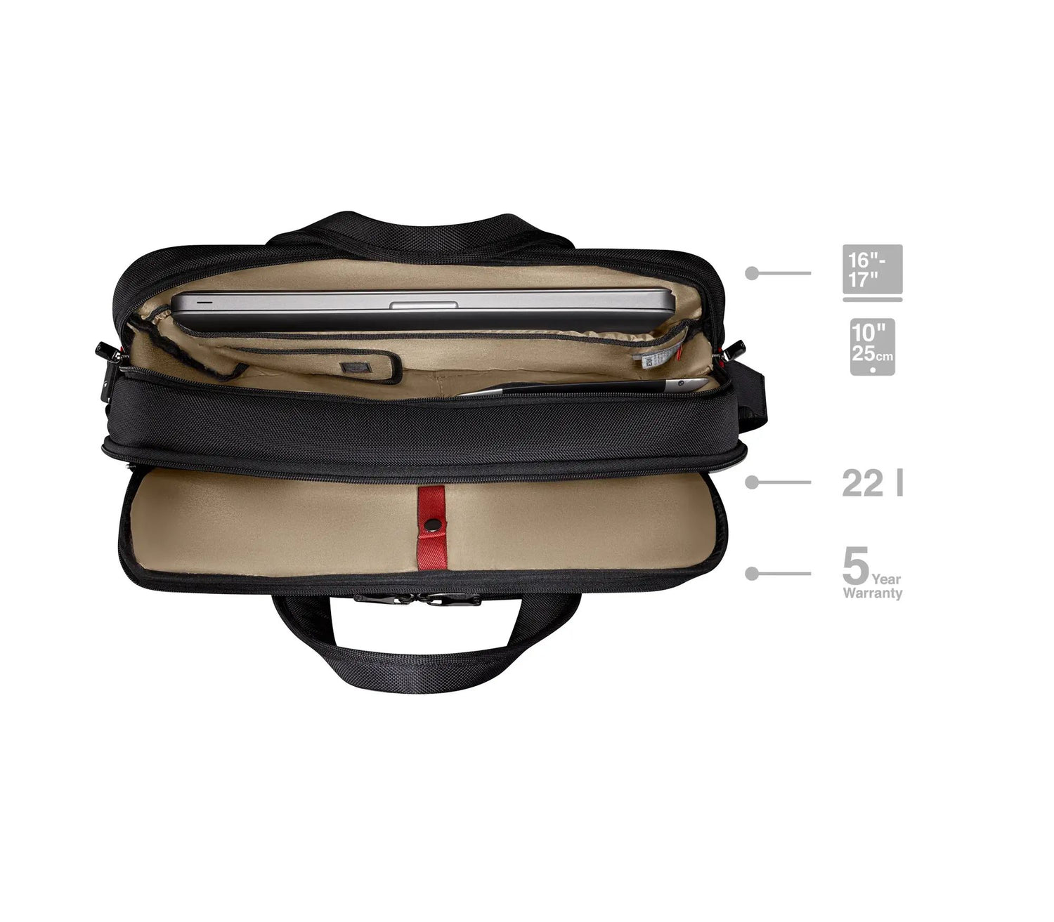 WENGER METEOR Maletín 16"–17"