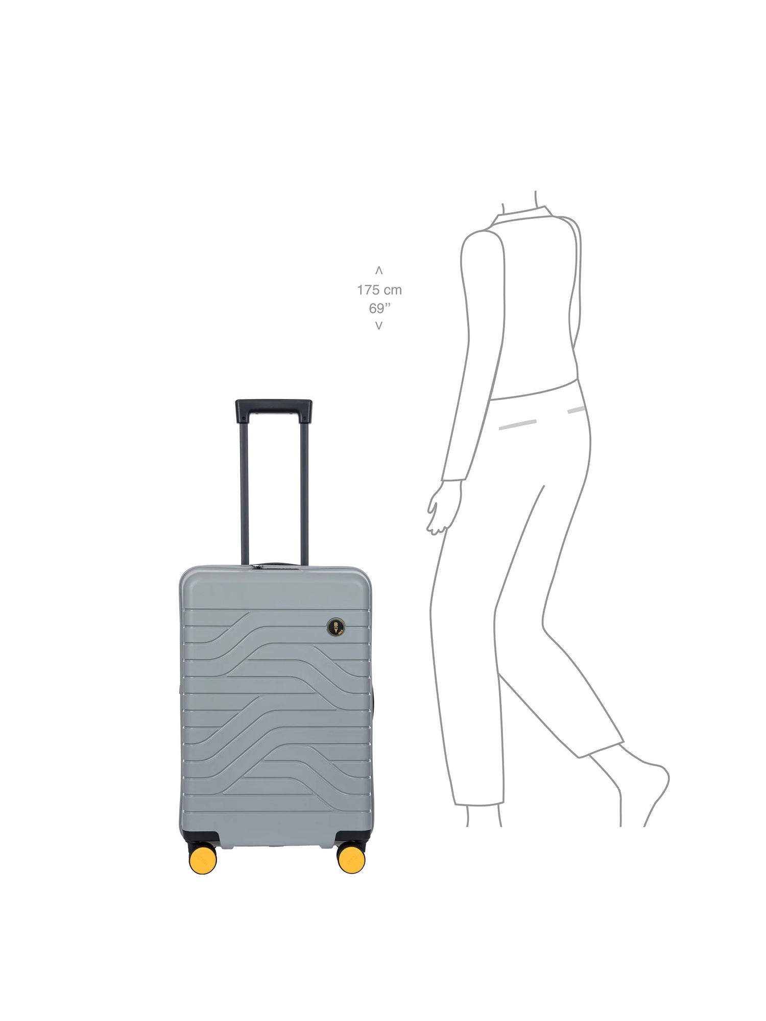 BRIC'S ULISSE TROLLEY EXTENSIBLE MÉDIAN 65CM