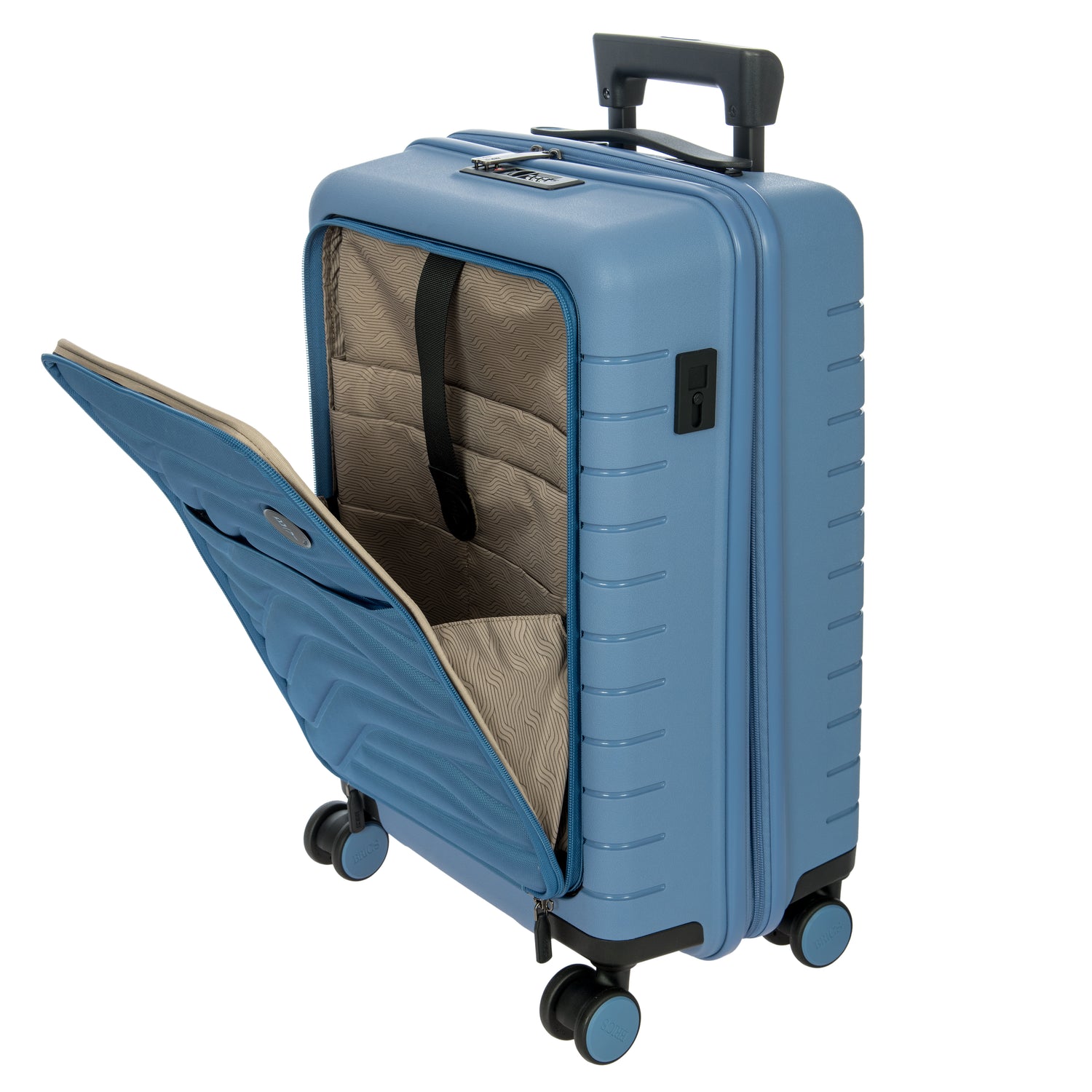 BRIC'S ULISSE TROLLEY Cabine rigide EXTENSIBLE EASY ACCESS 55cm