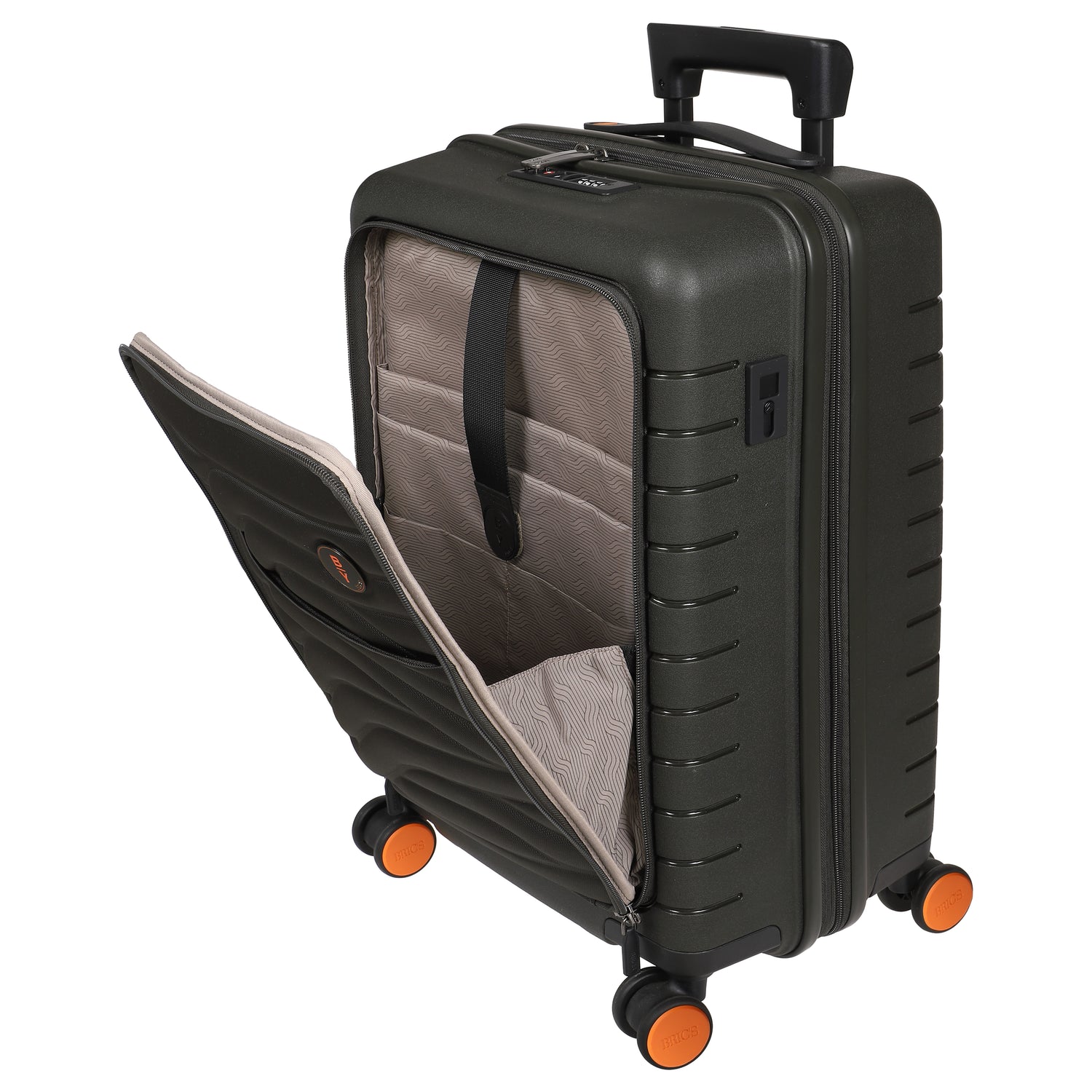 BRIC'S ULISSE TROLLEY Cabine rigide EXTENSIBLE EASY ACCESS 55cm