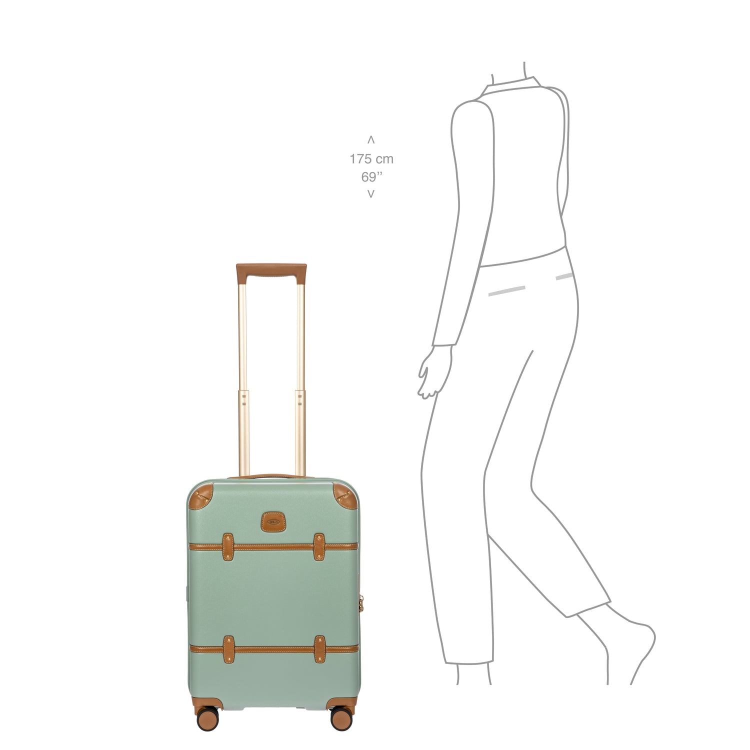 BRIC´S Maleta de Cabina BELLAGIO 55cm