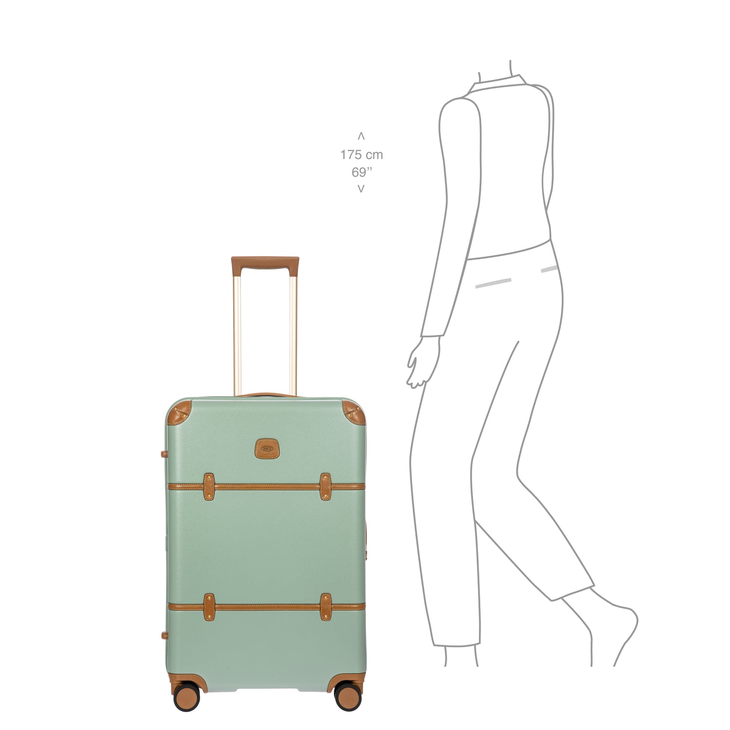 BRIC´S Maleta Mediana Extensible BELLAGIO 70.5cm