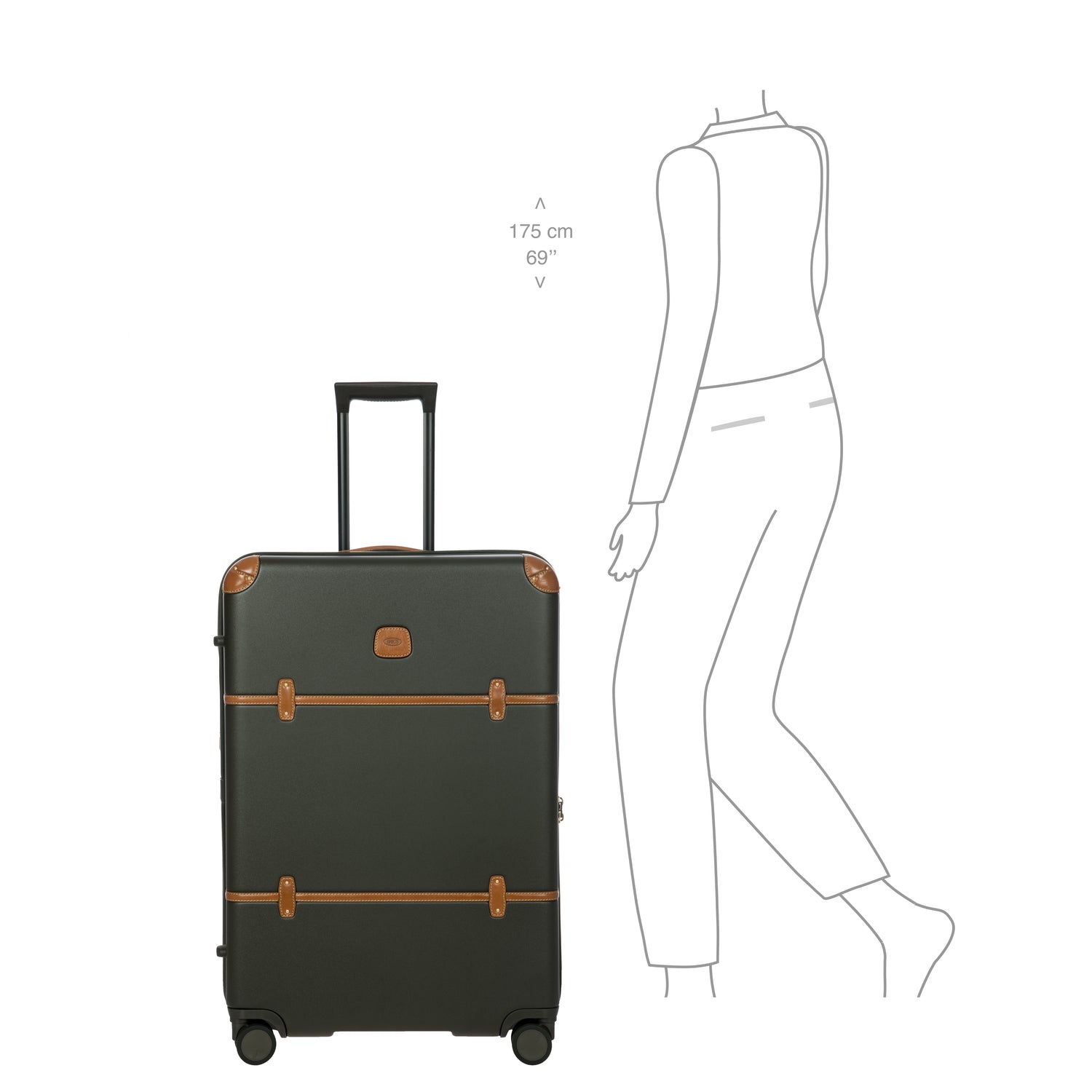 BRIC´S Big suitcase Extensible BELLAGIO 76cm