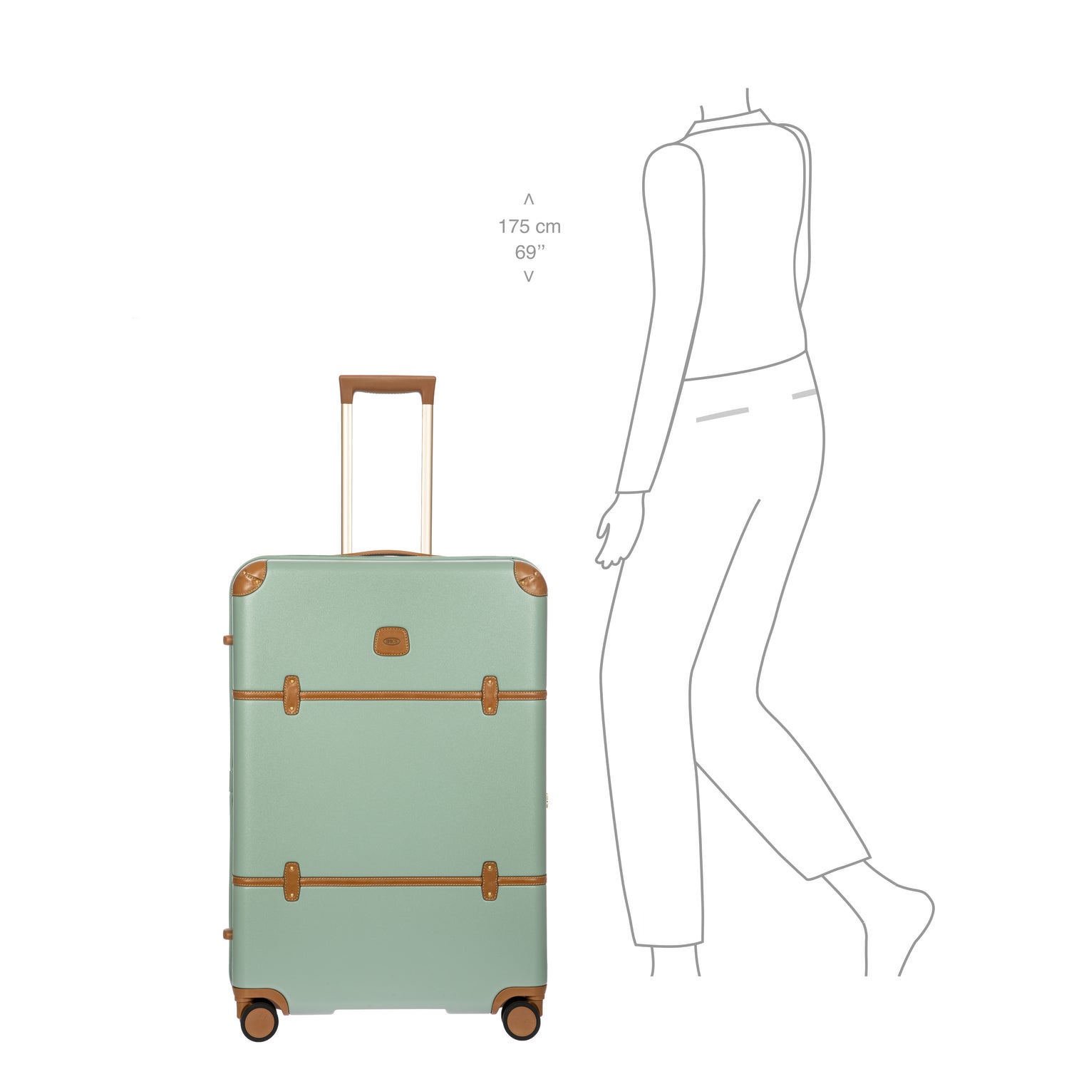 BRIC´S Big suitcase Extensible BELLAGIO 76cm