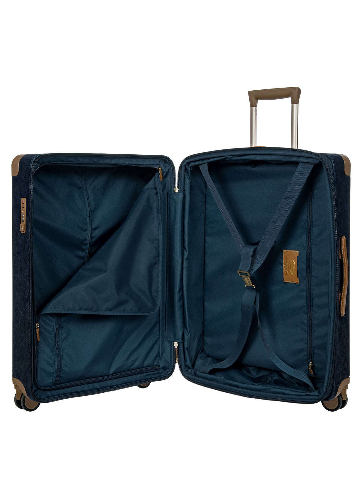 Bric's LIFE GRANDE VALISE HYBRIDE EXTENSIBLE 78CM BLEU
