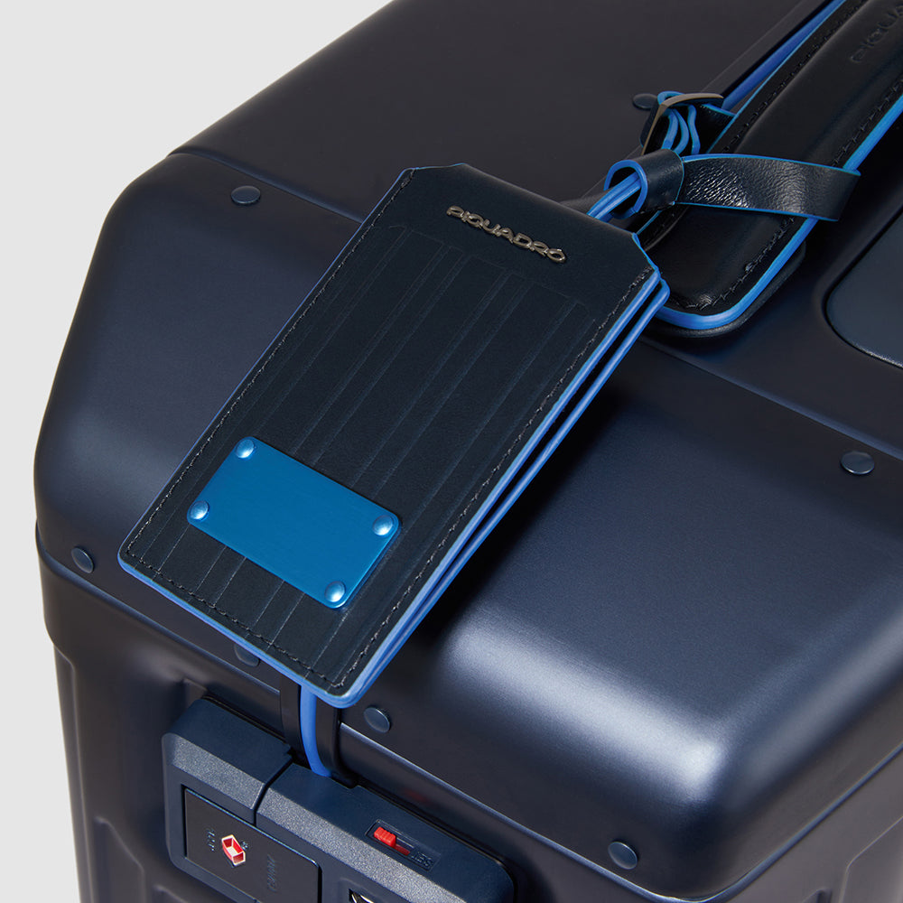 PIQUADRO Walizka kabinowa W skórze aluminium i PQ-Alub2 55cm