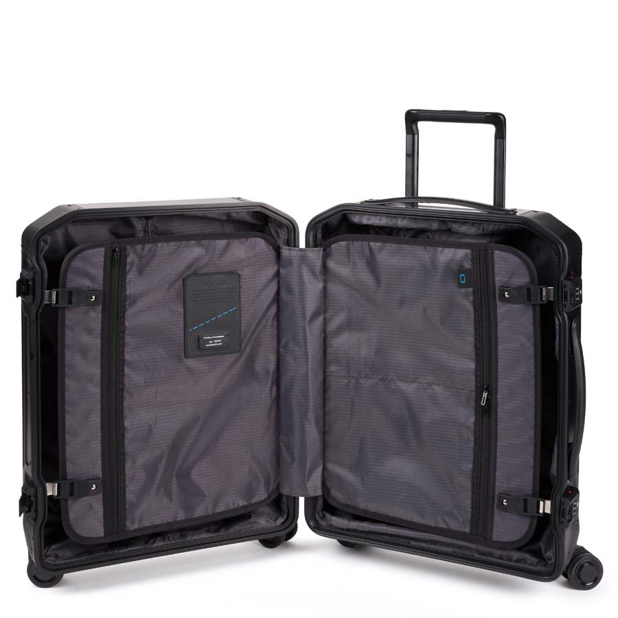 PIQUADRO TROLLEY Starrkabine 55cm Pq -alu - COLLEZIONE ALUMINIUM