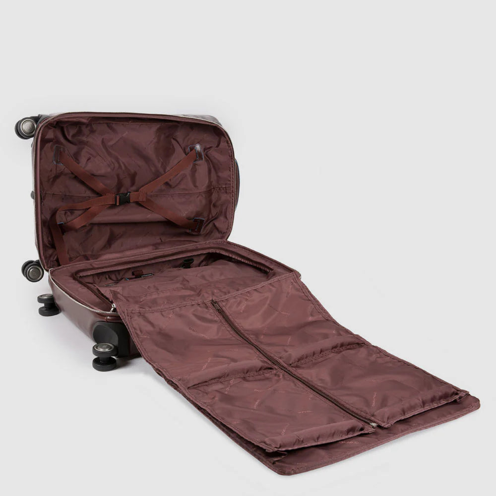 PIQUADRO Valise cabine ordinateur portable en cuir 15,6"