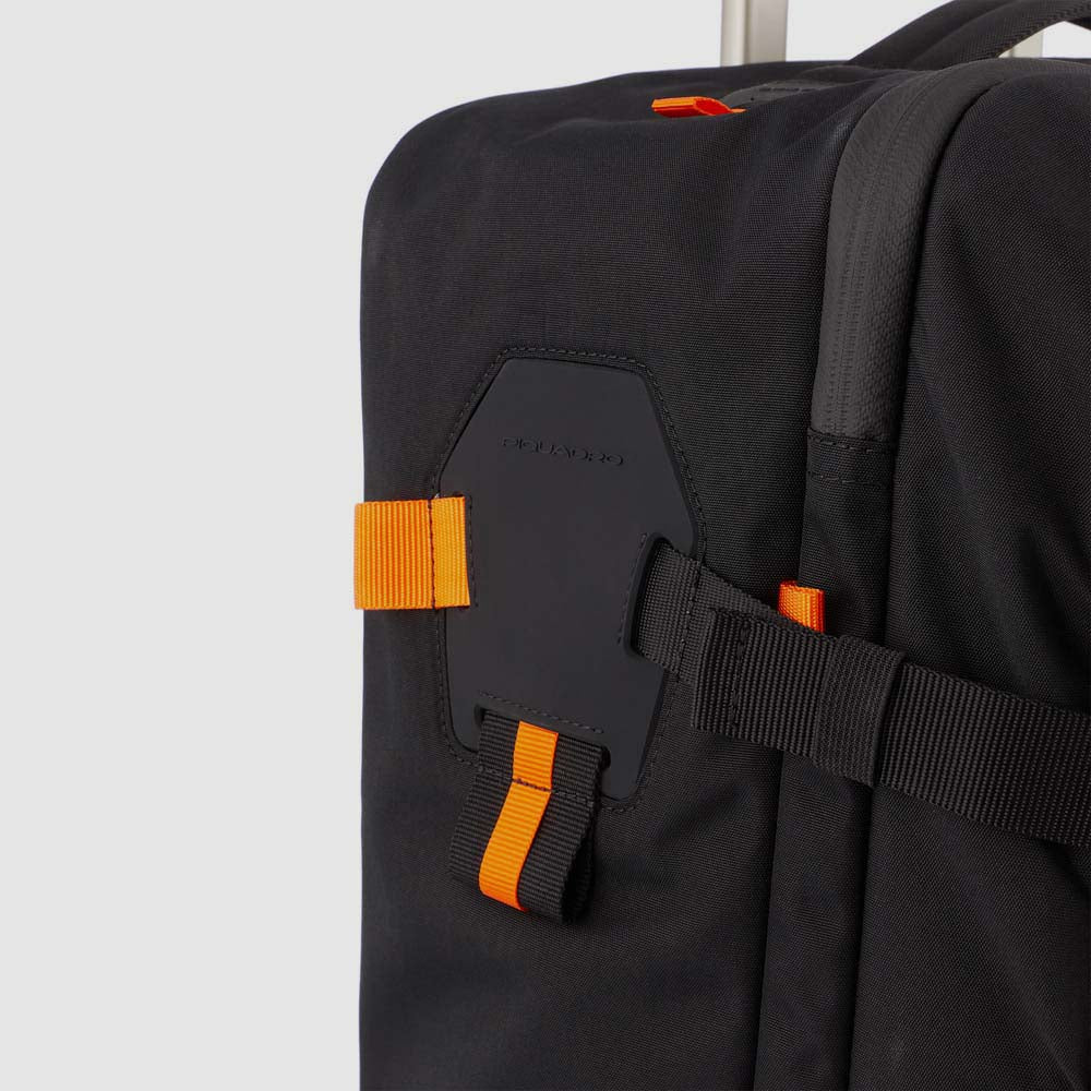 PIQUADRO TROLLEY GROßE 2 RÄDER AUS STOFF