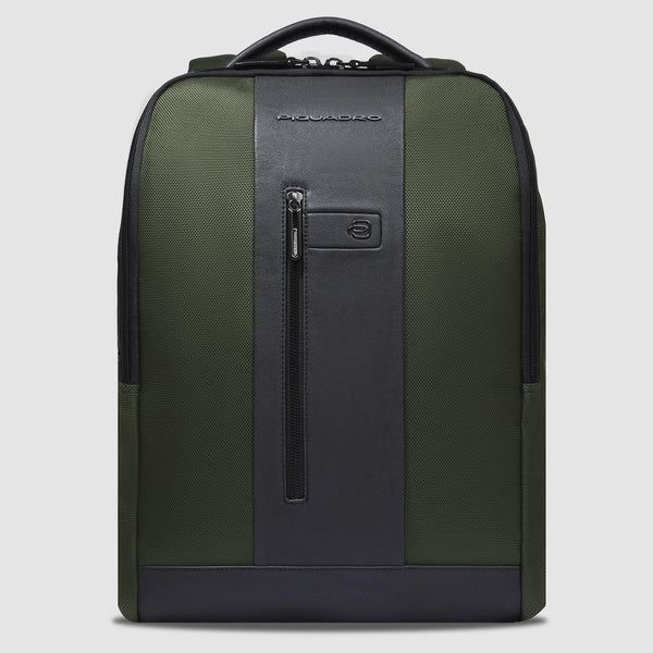 PIQUADRO MOCHILA PORTA ORDENADOR 15.6” Y PORTA IPAD® EN TEJIDO RECICLADO BRIEF 2