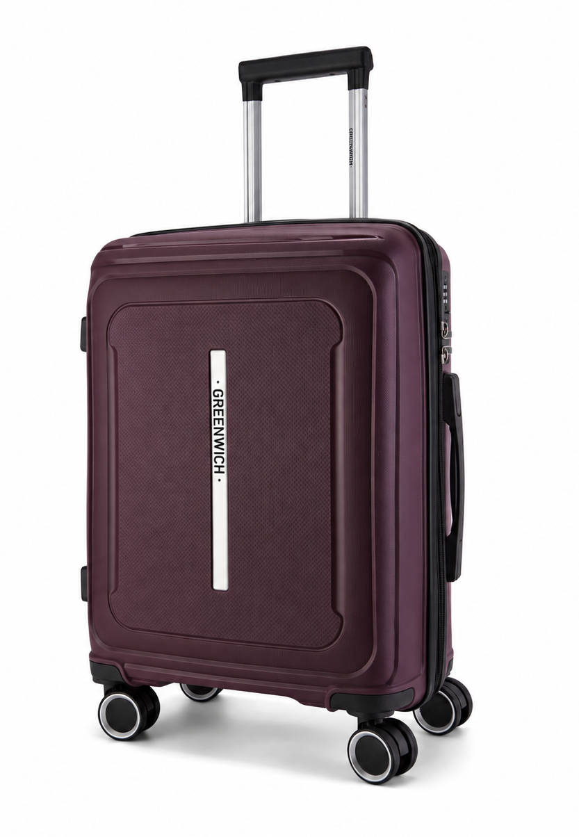 GREENWICH Valise cabine 56cm extensible TERRE DE SIENNE
