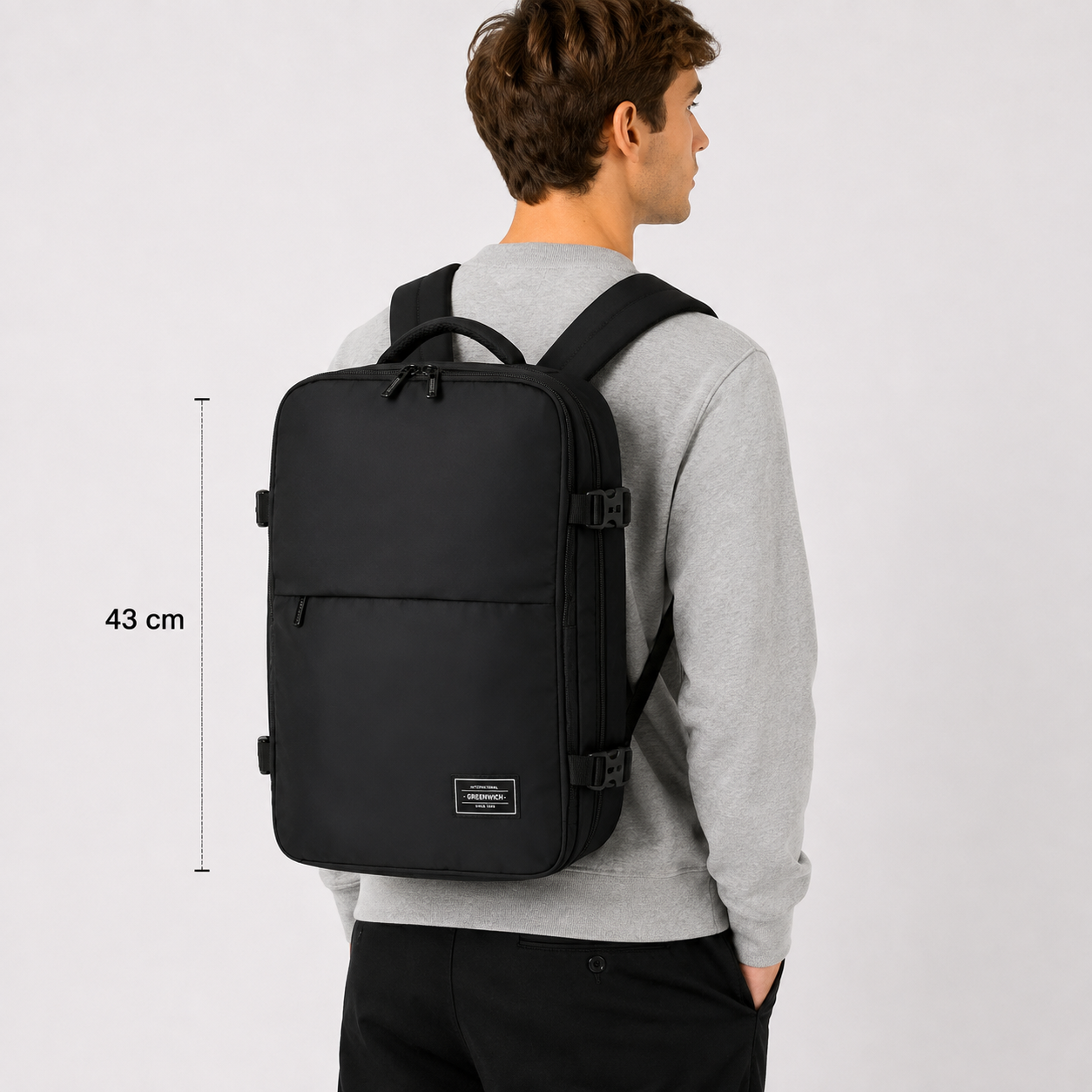 GREENWICH Travel backpack HUGO 43CM
