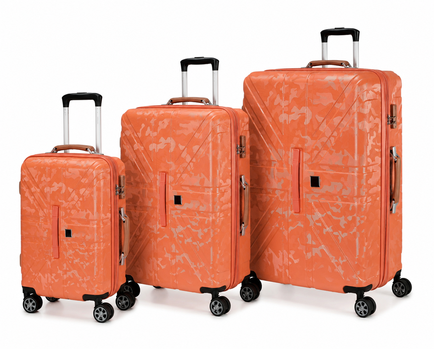 Set Komplette Koffer GREENWICH trunk LONDON Orange