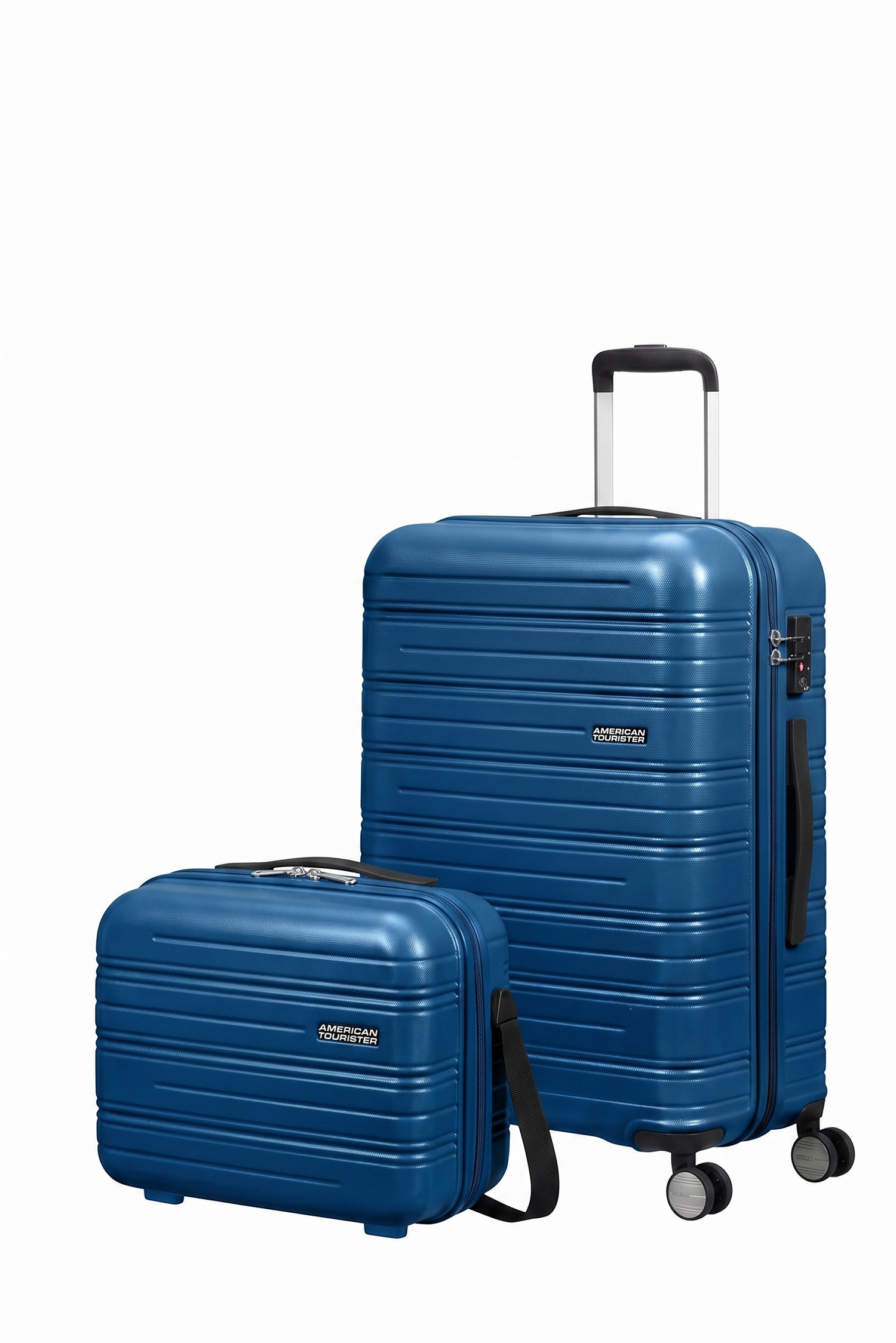 AMERICAN TOURISTER SET Di valigia media e NECESER RIGIDO HIGH TURN