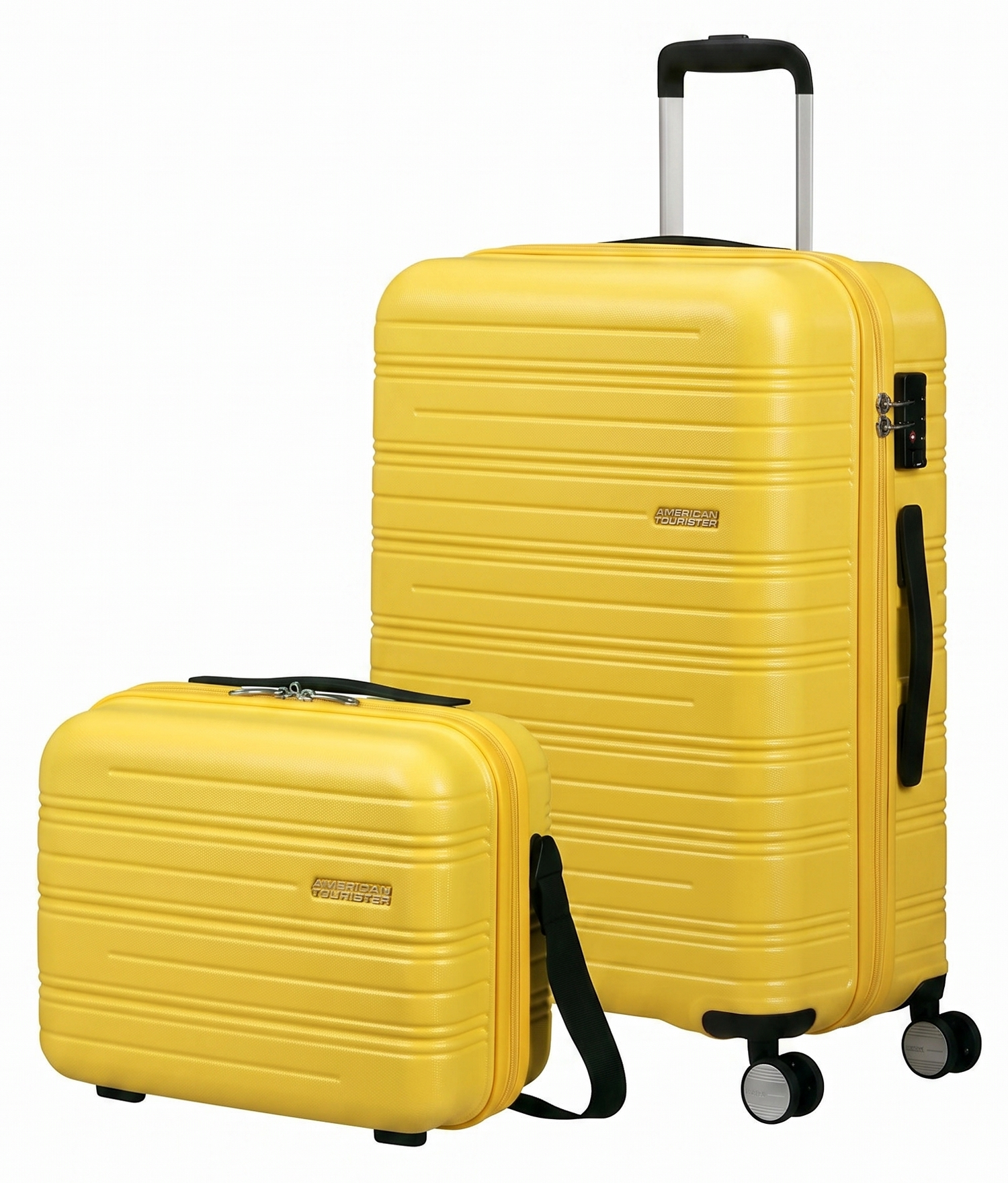 AMERICAN TOURISTER SET Di valigia media e NECESER RIGIDO HIGH TURN