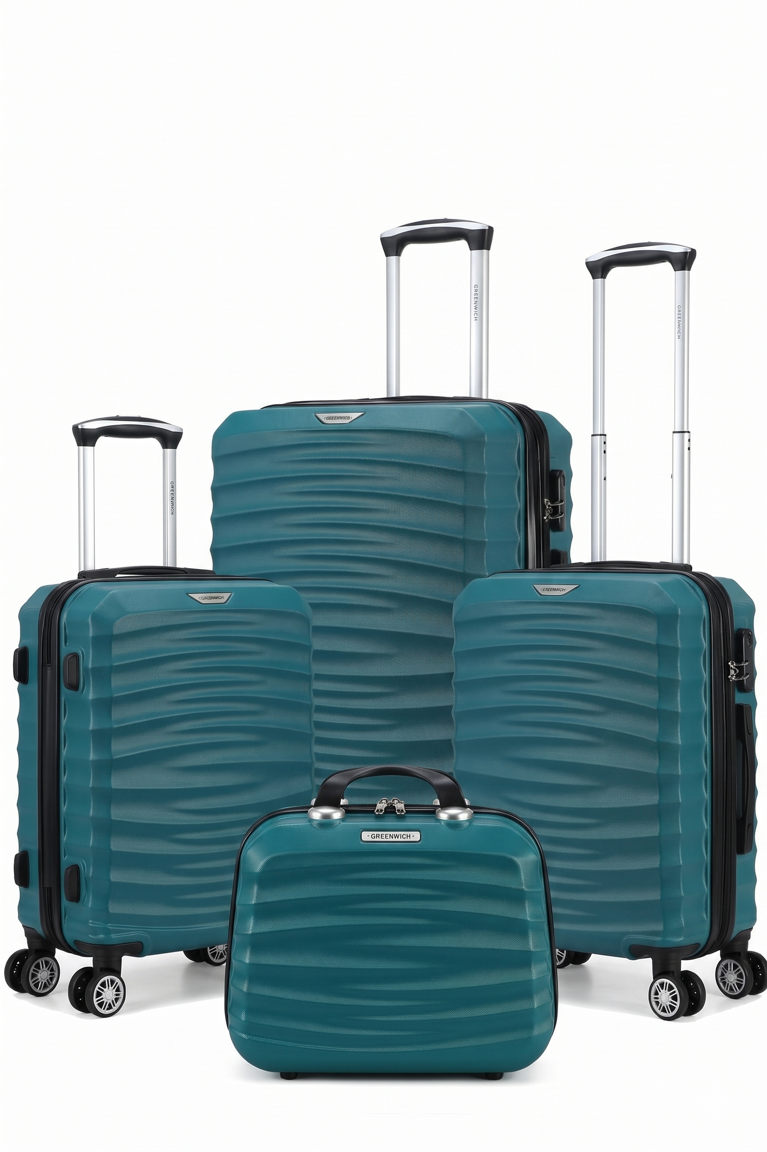 Greenwich Set of 4 pieces Expandable Suitcases and Neceser FEZ