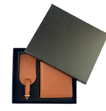 GREENWICH set Paspoortafdekking en kofferidentifier