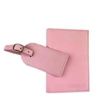 GREENWICH set Paspoortafdekking en kofferidentifier