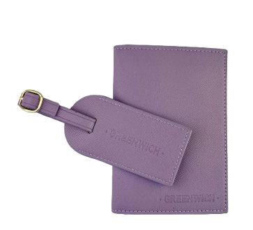 GREENWICH set Paspoortafdekking en kofferidentifier