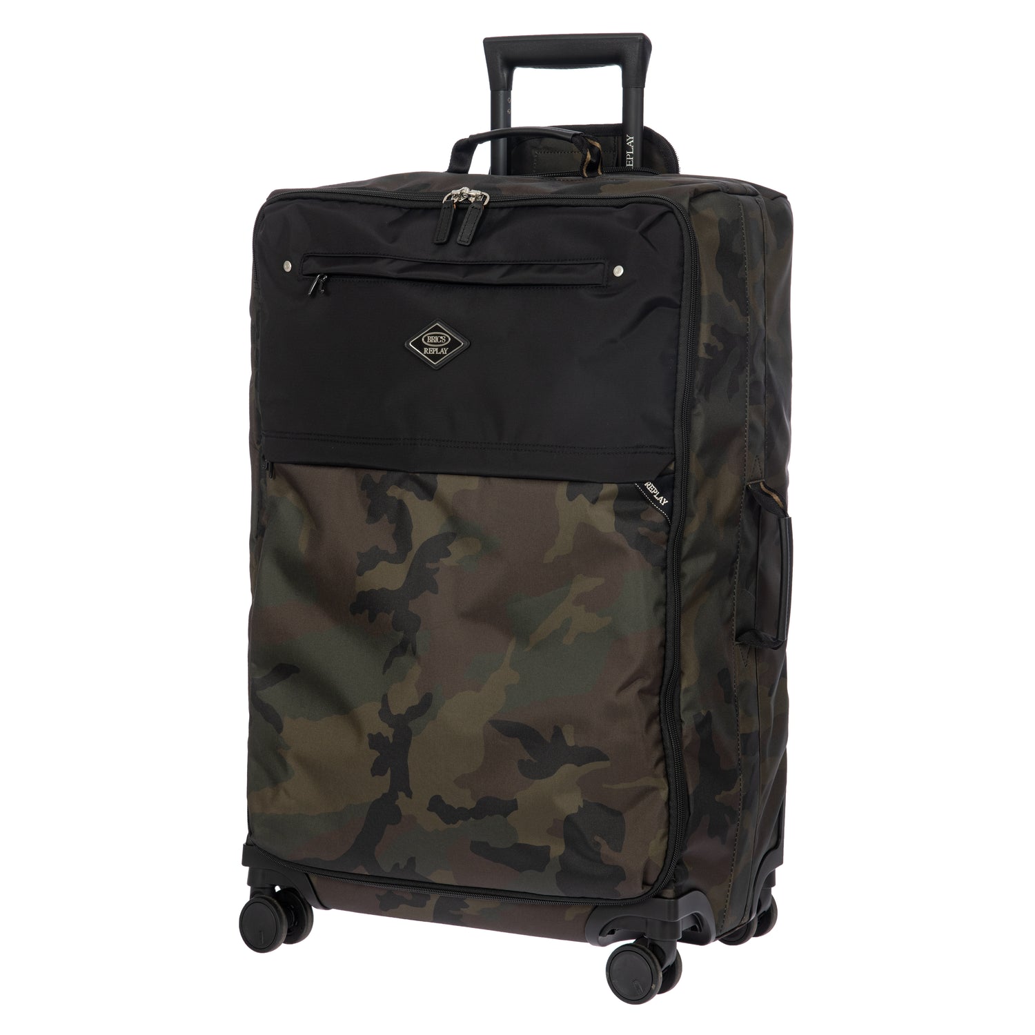 BRIC´S LARGE REPLAY SUITCASE IN RECYCLED MATERIAL