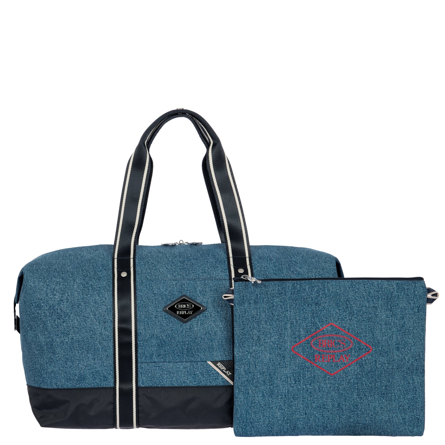 BRIC´S BOLSA DE VIAJE MEDIANA 2 EN 1 EN TEJIDO RECICLADO REPLAY