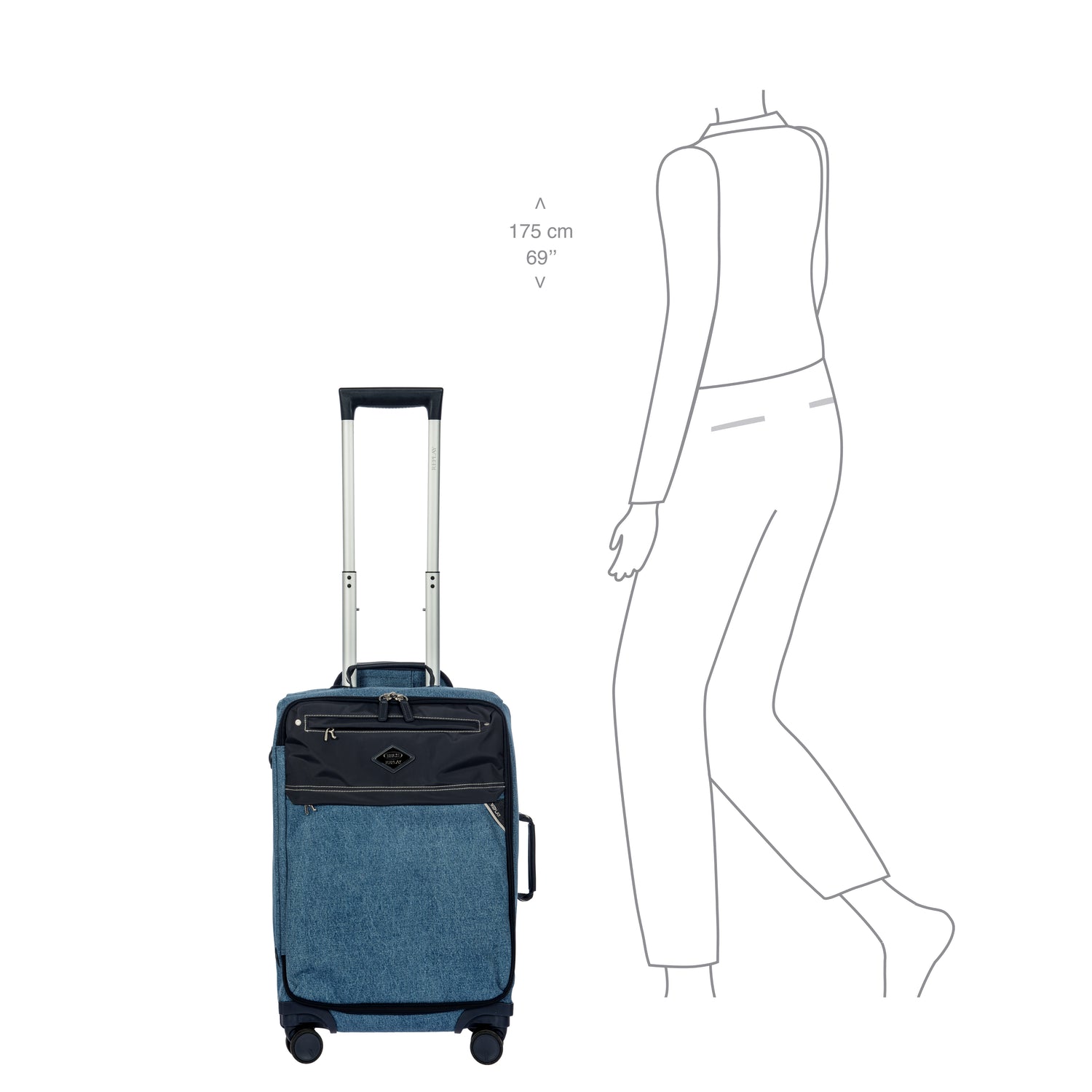 BRIC´S Kabinenkoffer REPLAY AUS RECYCELTEM STOFF