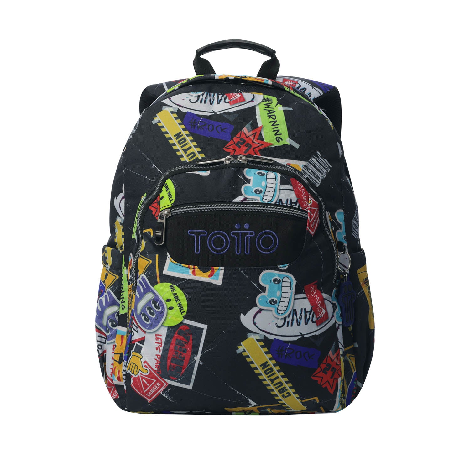 TOTTO Mochila escolar adaptable a carro Sticky 8C5- Acuareles