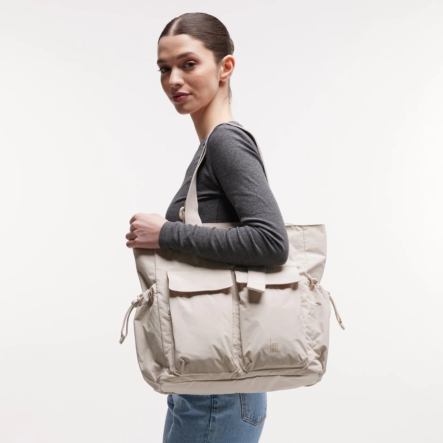 Got Bag Puffer Square Sac grand monochrome