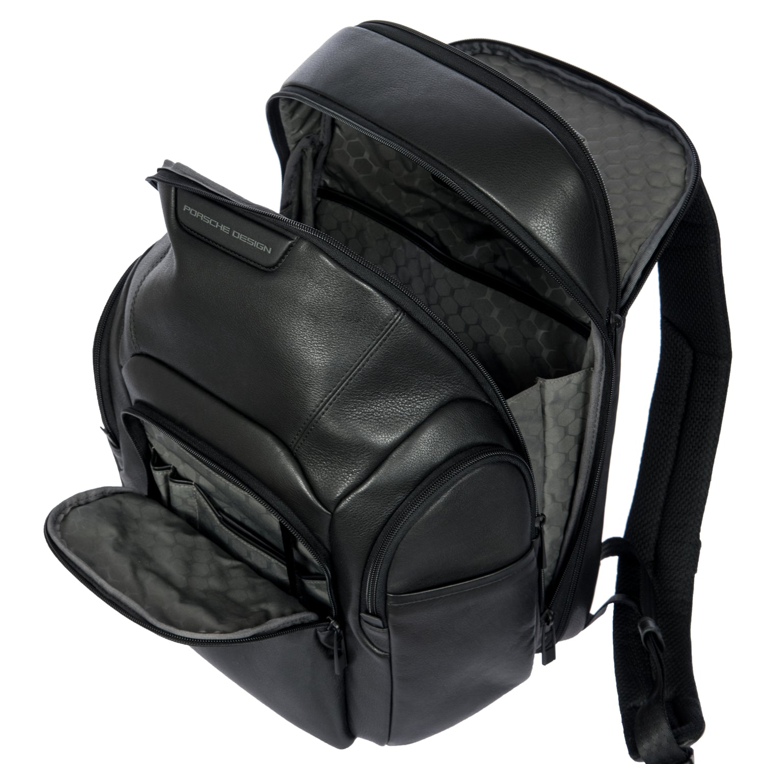 PORSCHE Mochila Roadster Evo Leather M expandible