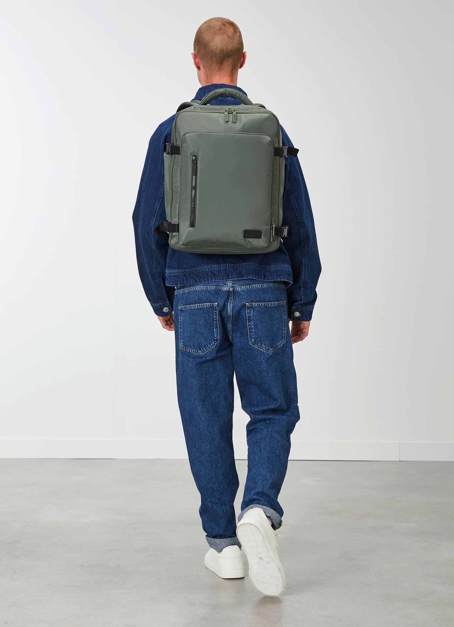 LIPAULT mochila de viaje 17" CITY PLUME Khaki