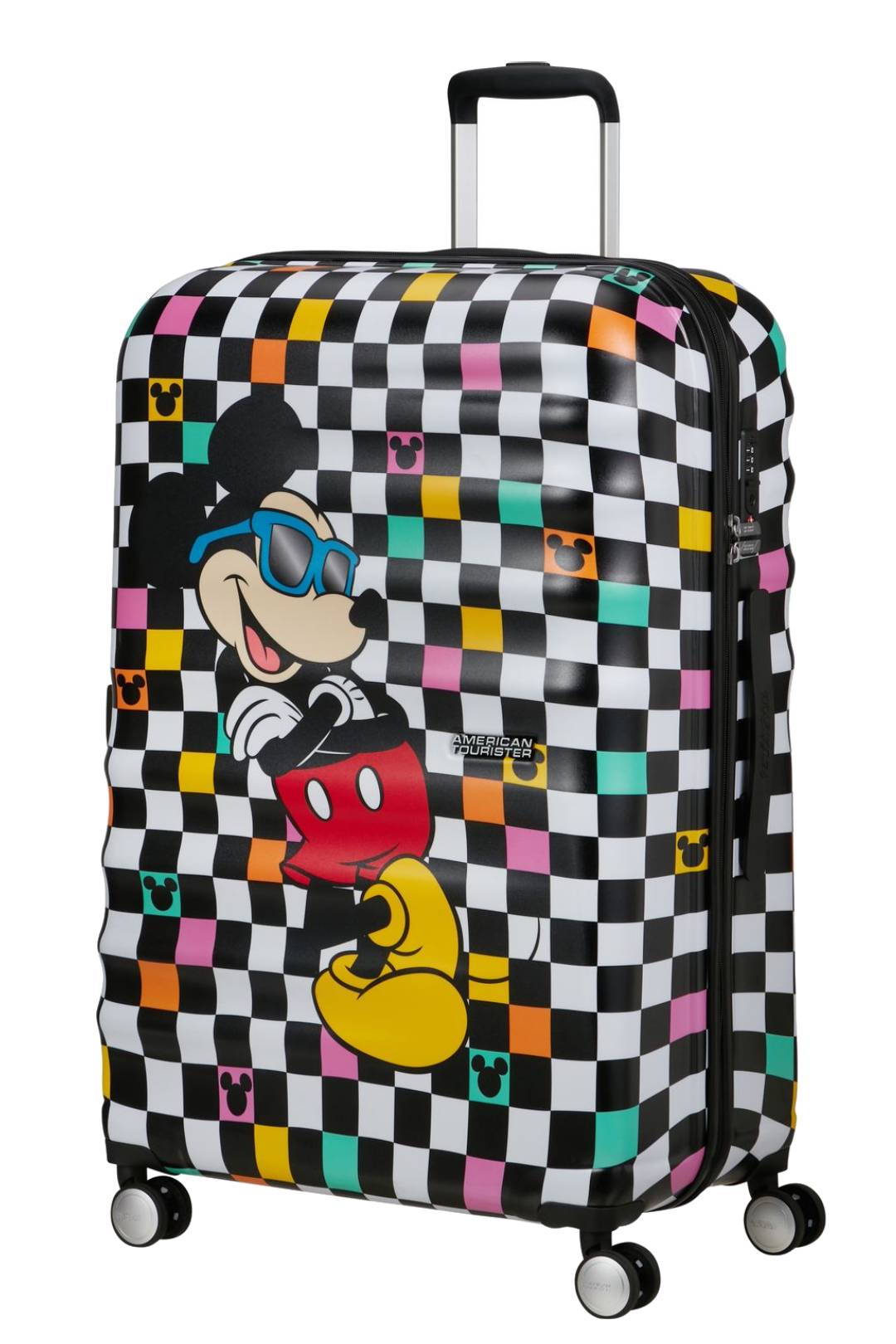 AMERICAN TOURISTER Big suitcase MICKEY CHECK 77CM