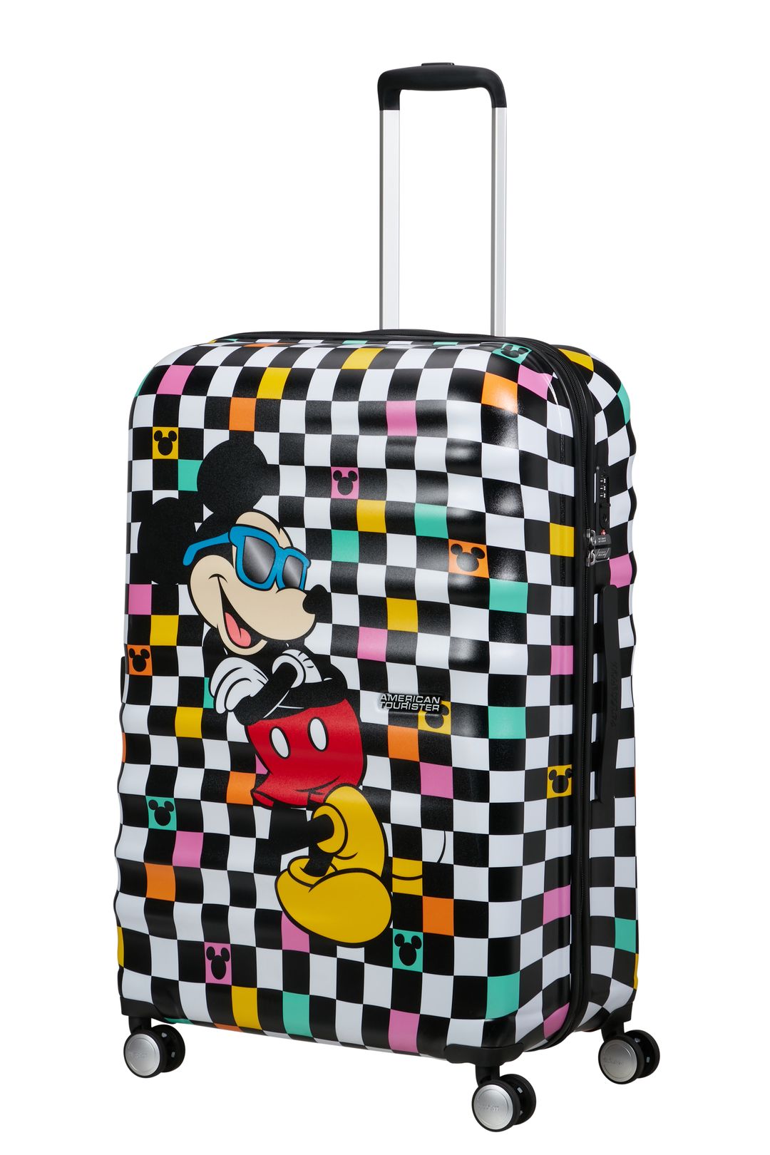 AMERICAN TOURISTER Big suitcase MICKEY CHECK 77CM