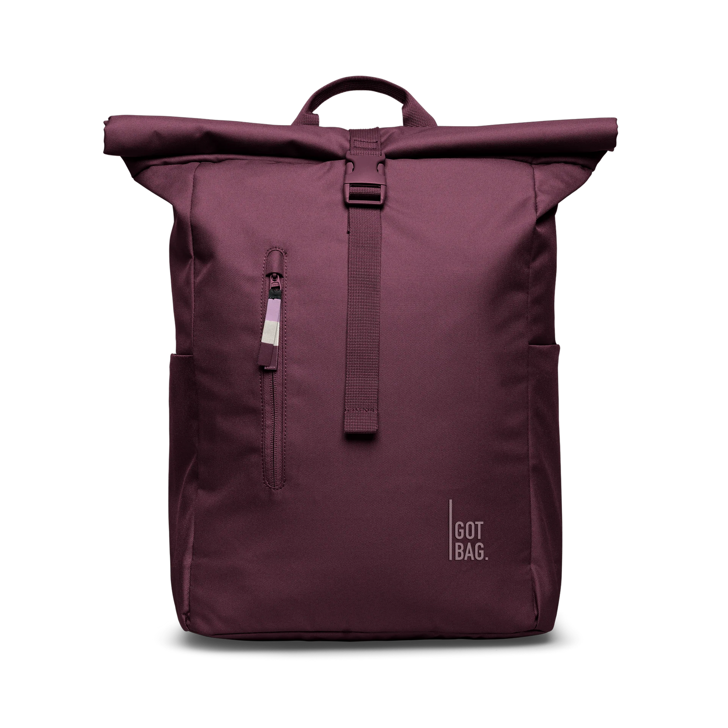Tenho mochila de bolsa ROLLTOP Monocromático fácil
