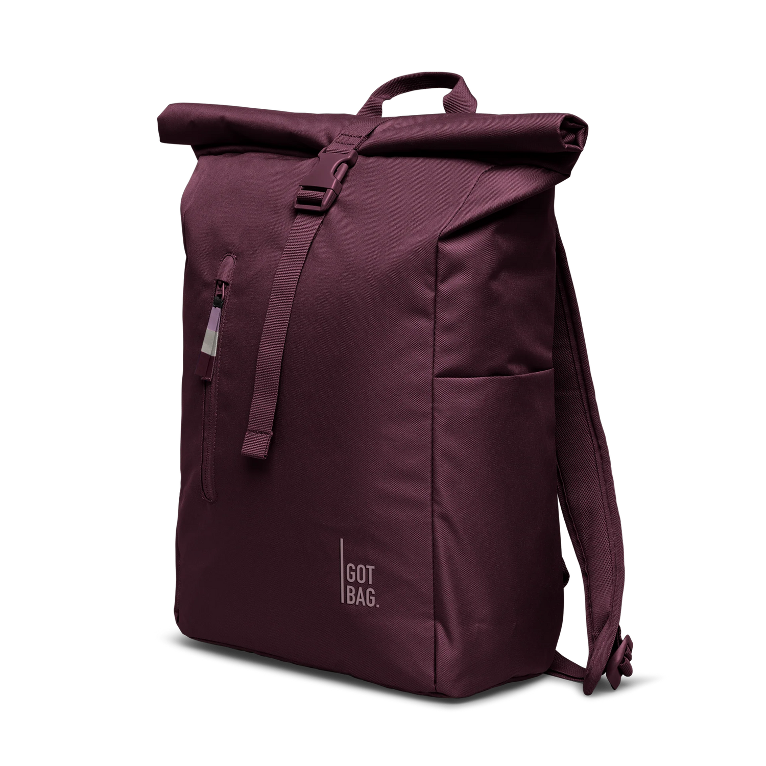 Tenho mochila de bolsa ROLLTOP Monocromático fácil