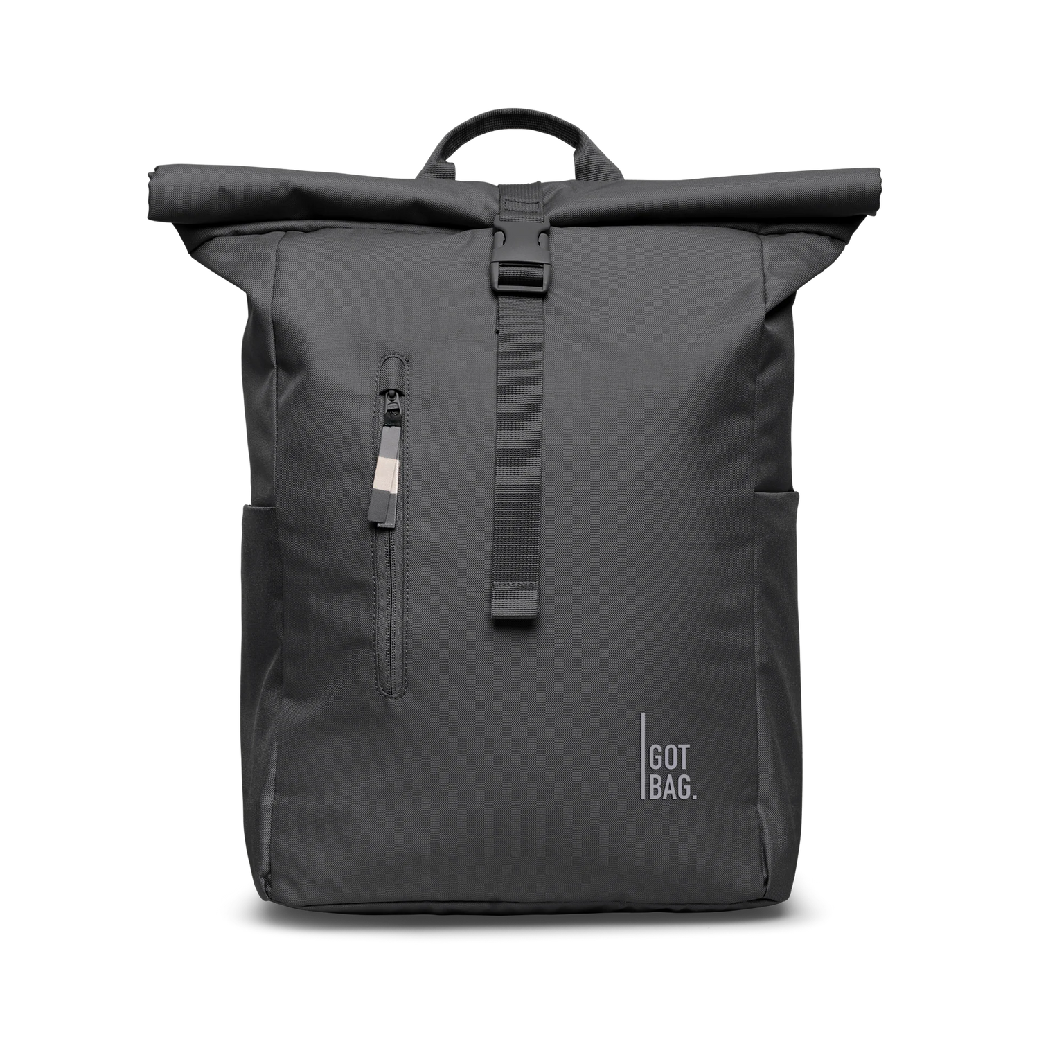 Tenho mochila de bolsa ROLLTOP Monocromático fácil