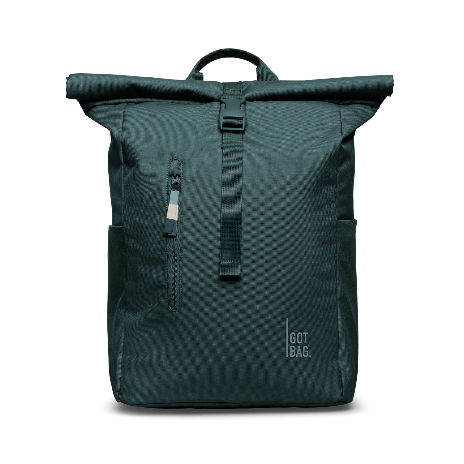 Tenho mochila de bolsa ROLLTOP Monocromático fácil