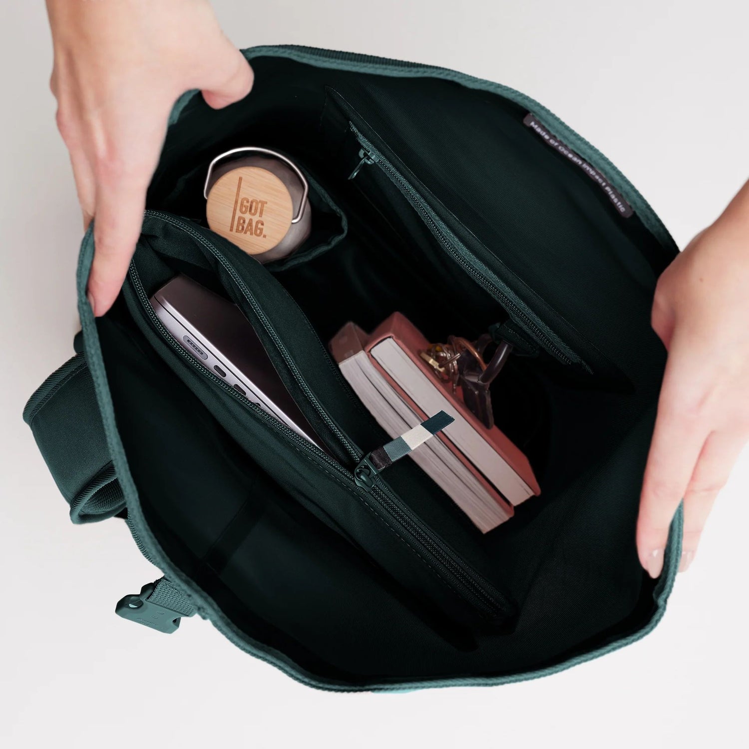 GOT BAG Backpack ROLLTOP Lite 2.0 monochrome