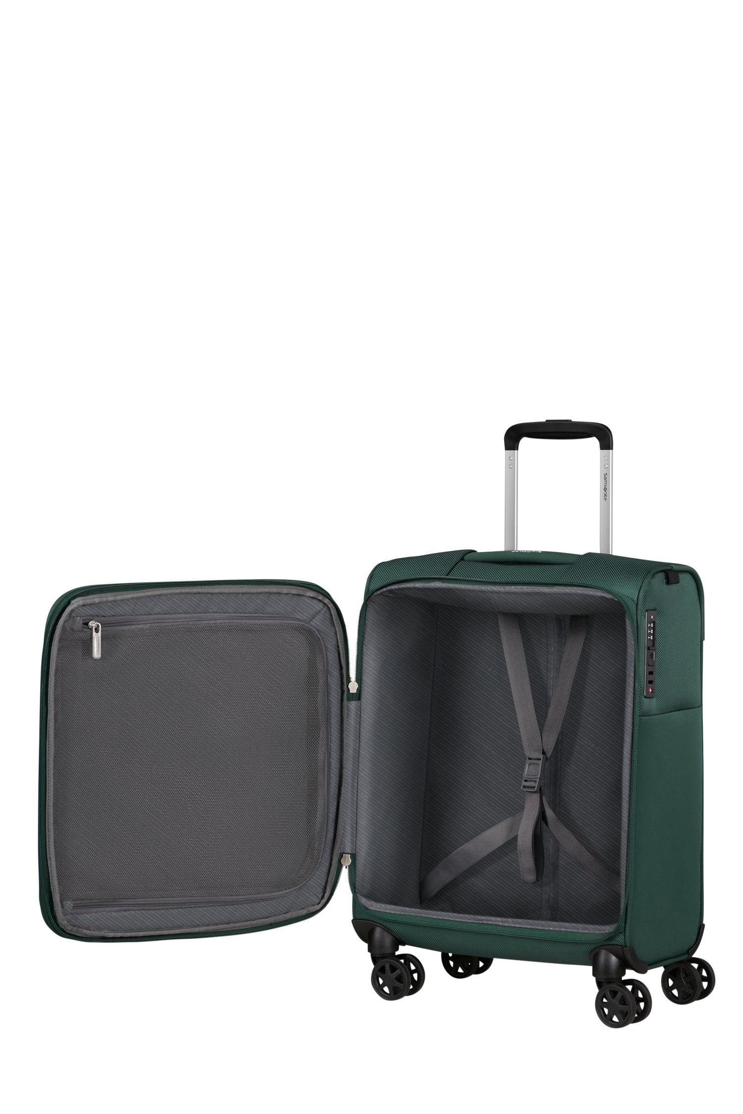 SAMSONITE Valise cabine extensible 55cm Base de brise