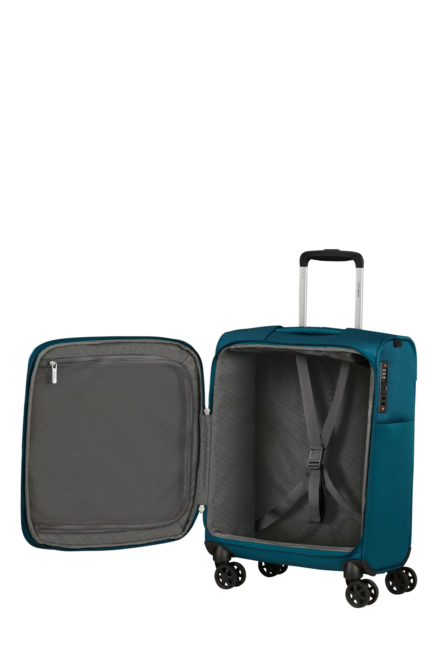 SAMSONITE Valise cabine extensible 55cm Base de brise