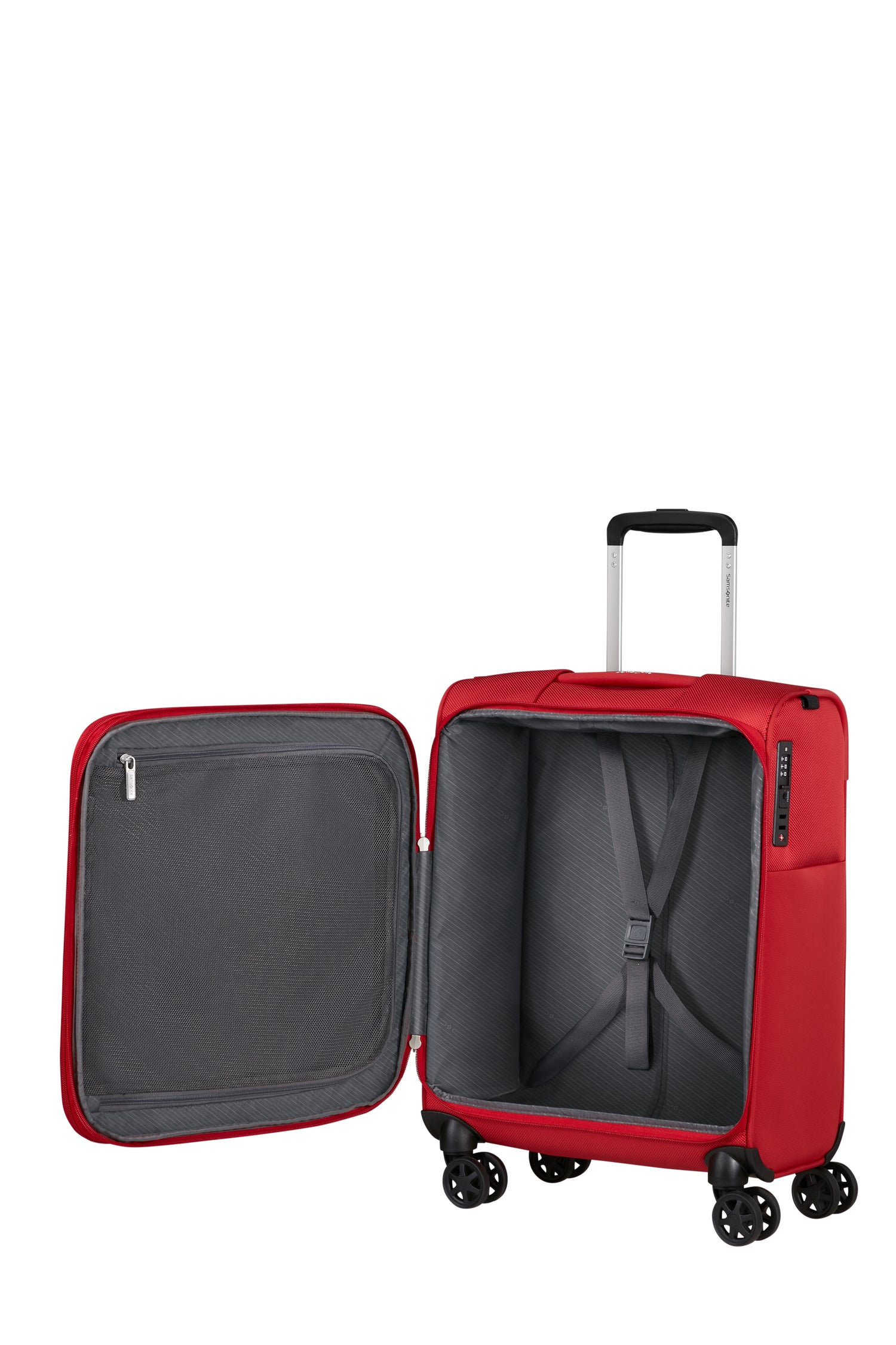 SAMSONITE Valise cabine extensible 55cm Base de brise