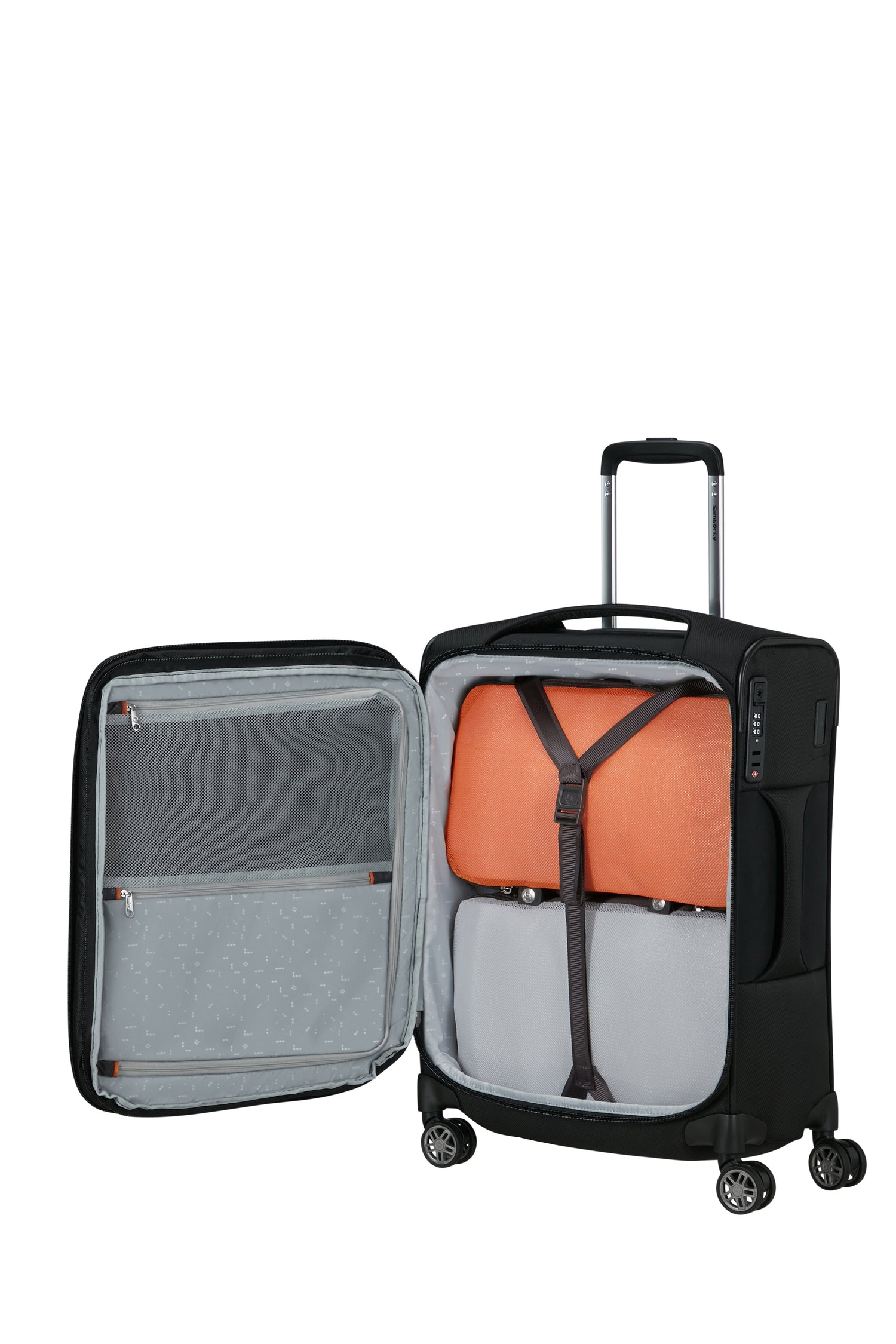 SAMSONITE 4-roue valise EXTENSIBLE Relancer 55CM