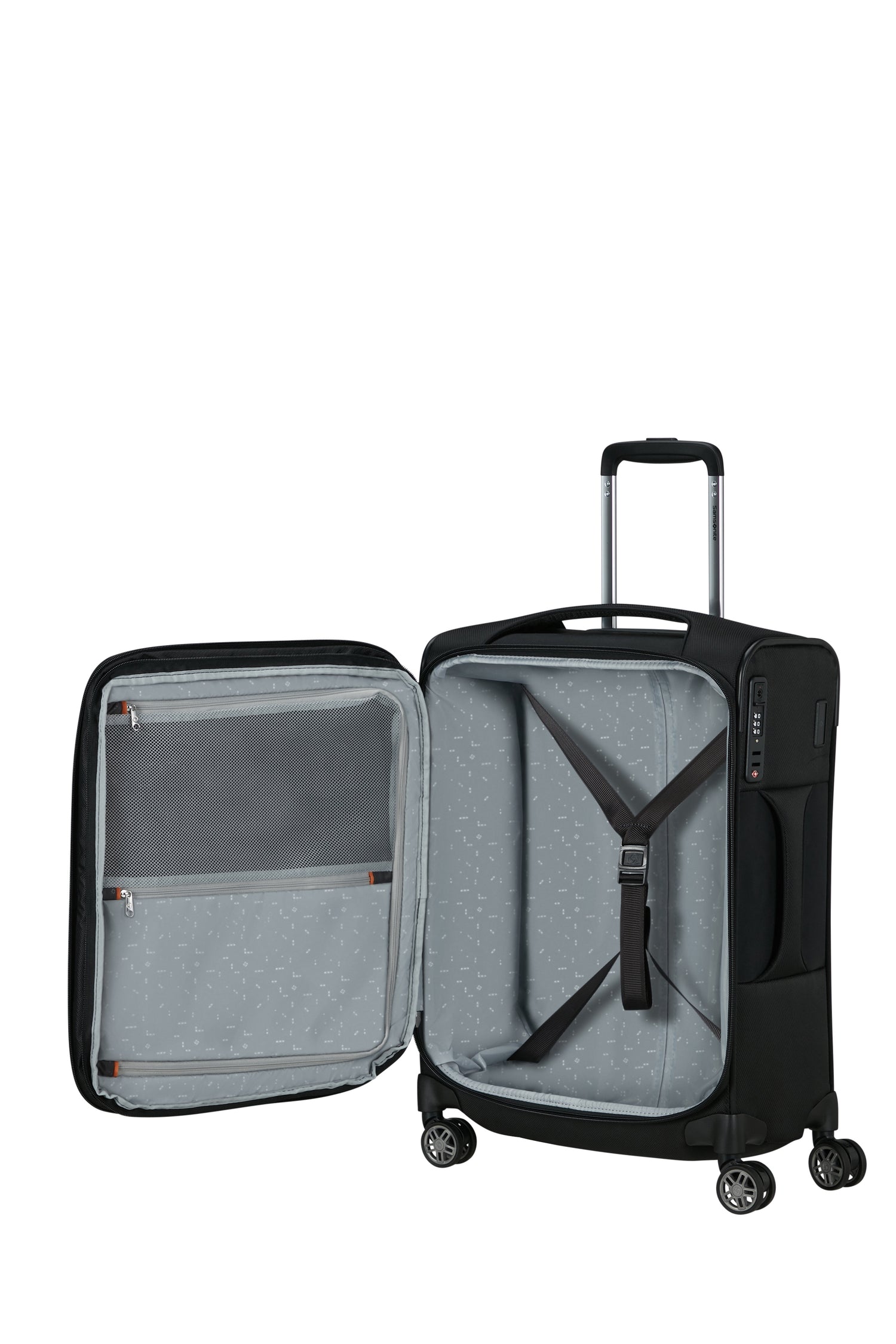 SAMSONITE 4-roue valise EXTENSIBLE Relancer 55CM