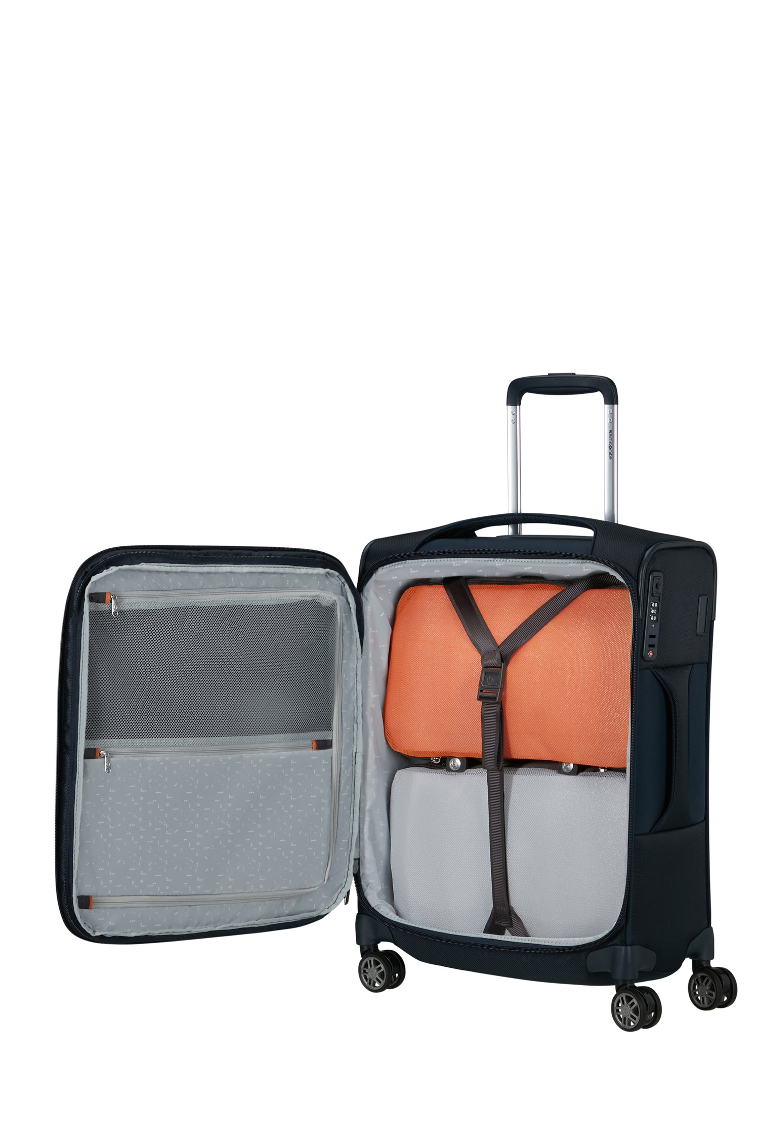 SAMSONITE 4-roue valise EXTENSIBLE Relancer 55CM