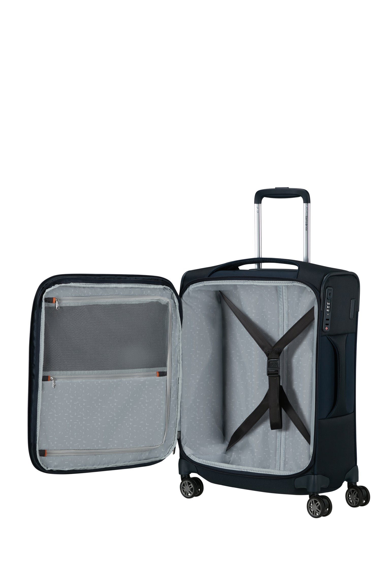 SAMSONITE 4-roue valise EXTENSIBLE Relancer 55CM
