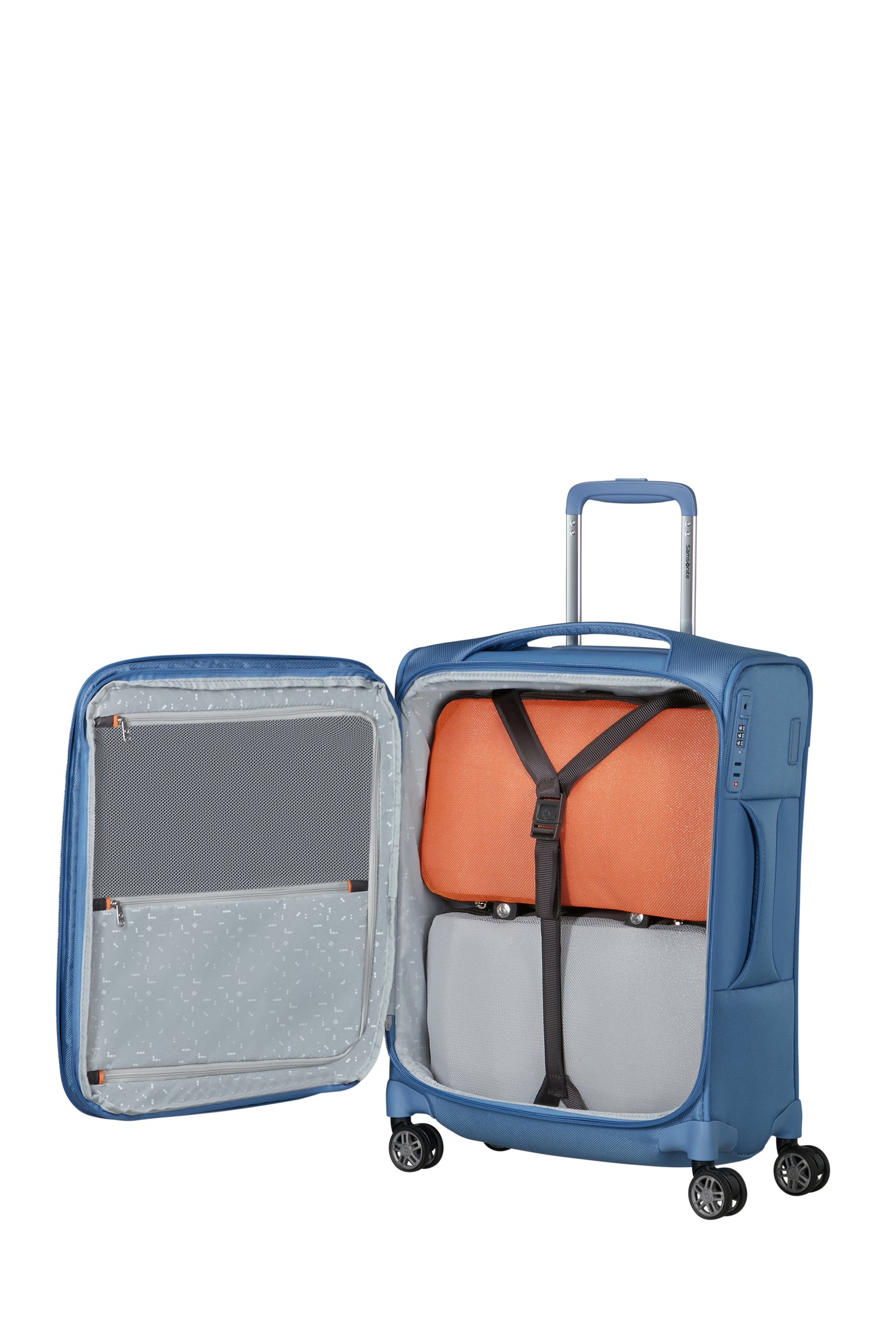 SAMSONITE 4-roue valise EXTENSIBLE Relancer 55CM