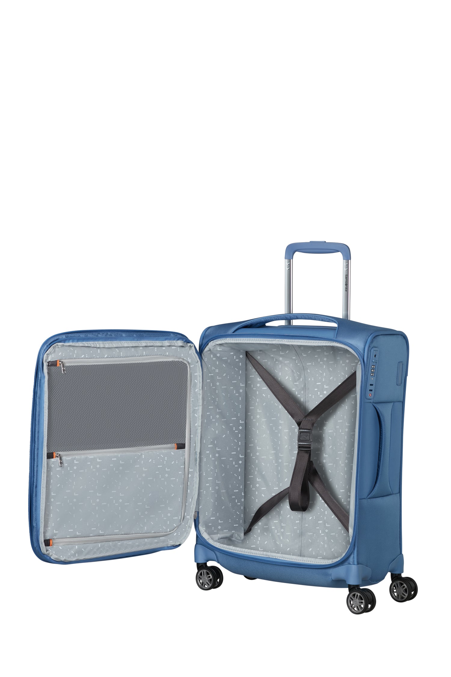 SAMSONITE 4-roue valise EXTENSIBLE Relancer 55CM