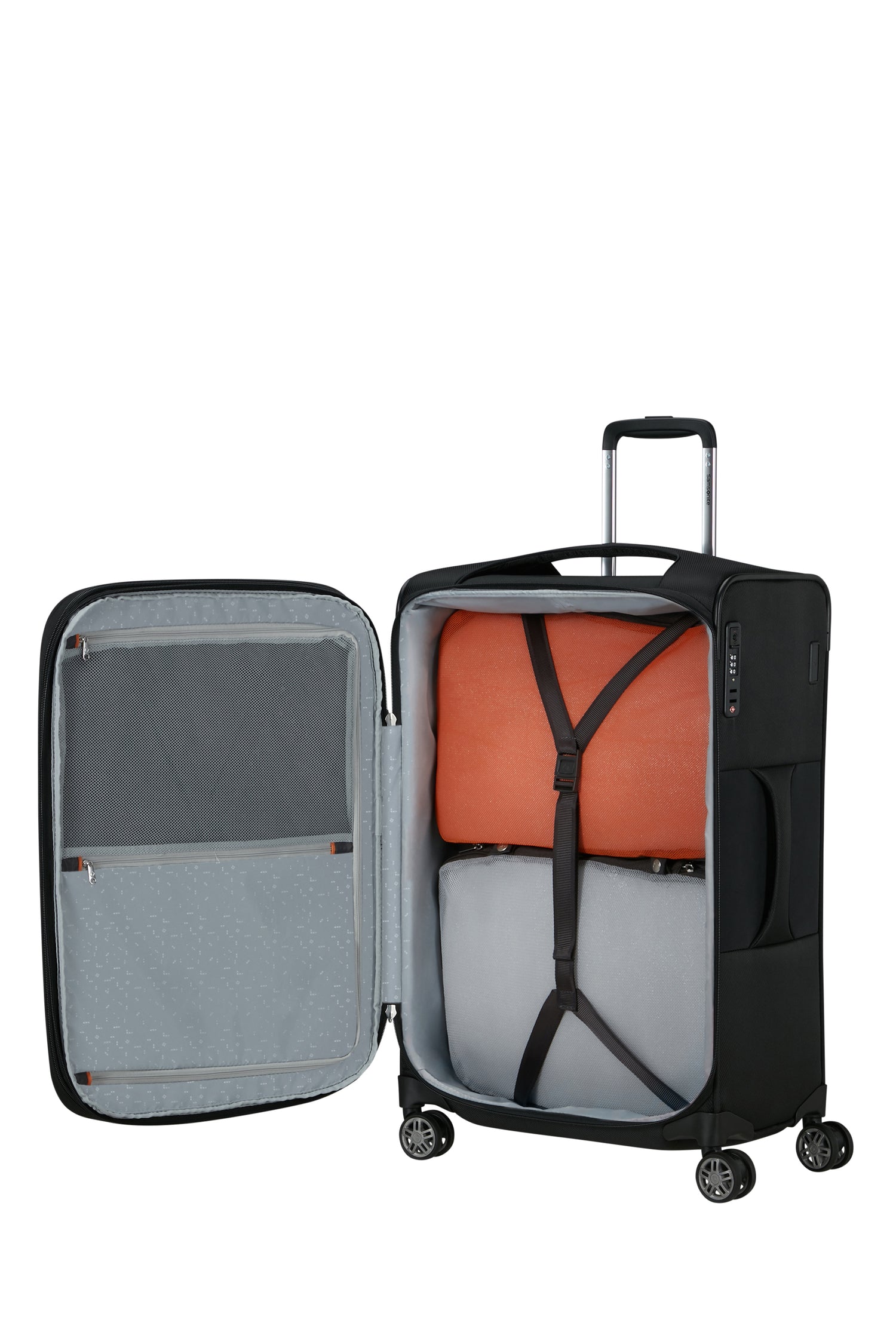 SAMSONITE 4 -wheel suitcase EXTENSIBLE Re-lite 67CM