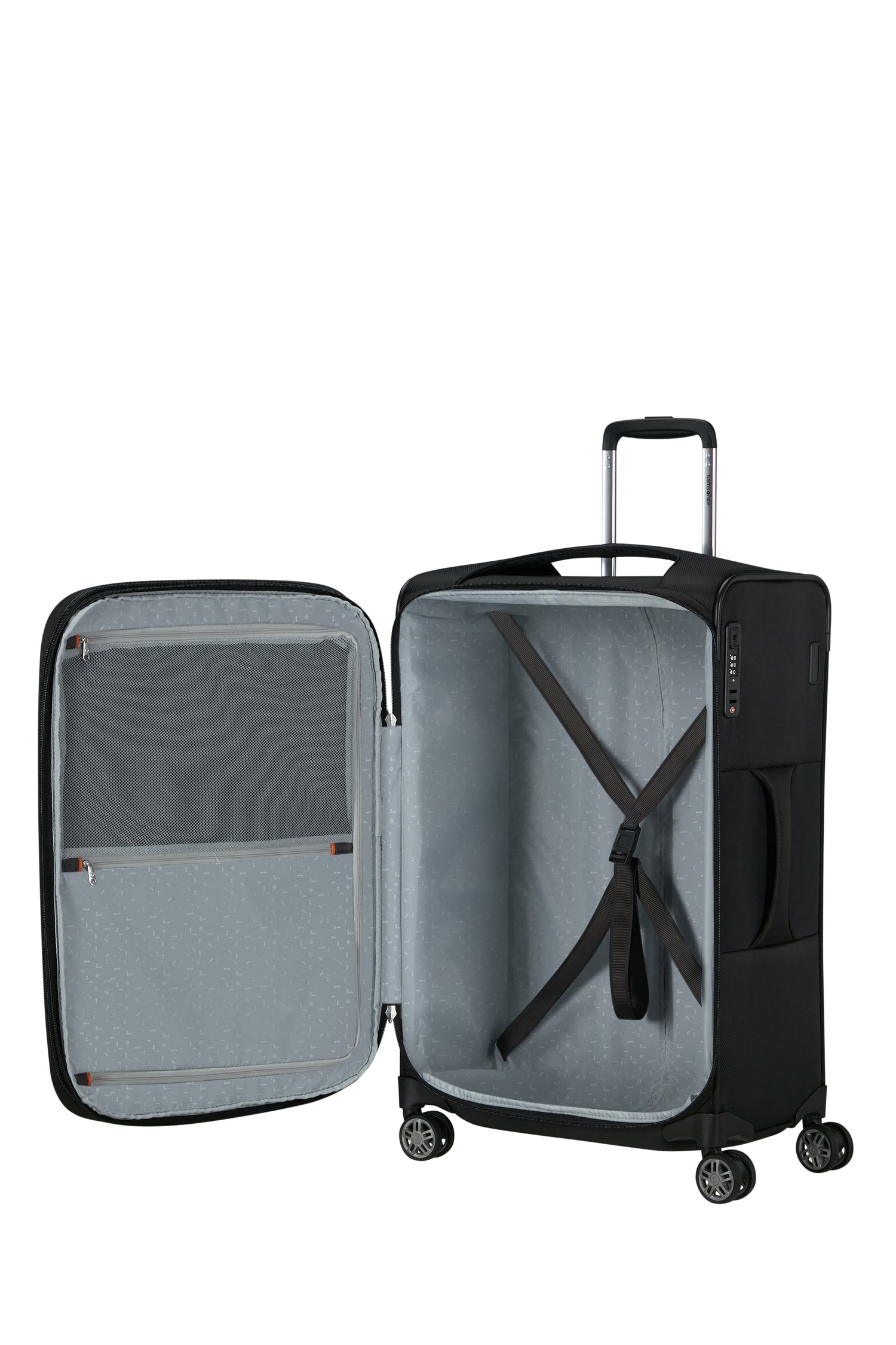 SAMSONITE 4 -wheel suitcase EXTENSIBLE Re-lite 67CM