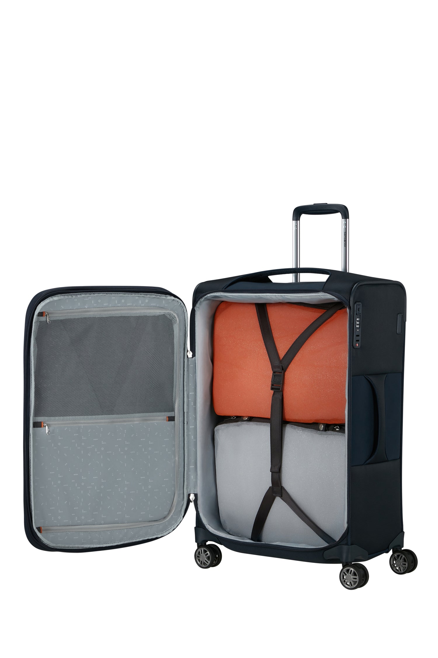 SAMSONITE 4 -wheel suitcase EXTENSIBLE Re-lite 67CM